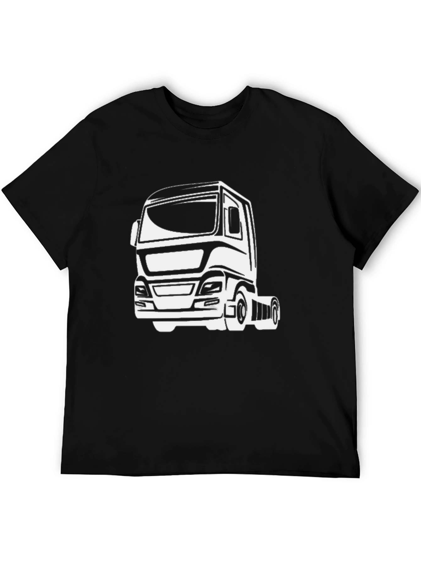 Black Truck Graphic T-Shirt - Black view 5