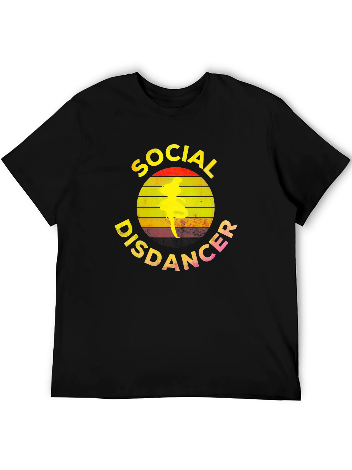 Black Social Disdancer T-Shirt: Dance With Confidence view 5