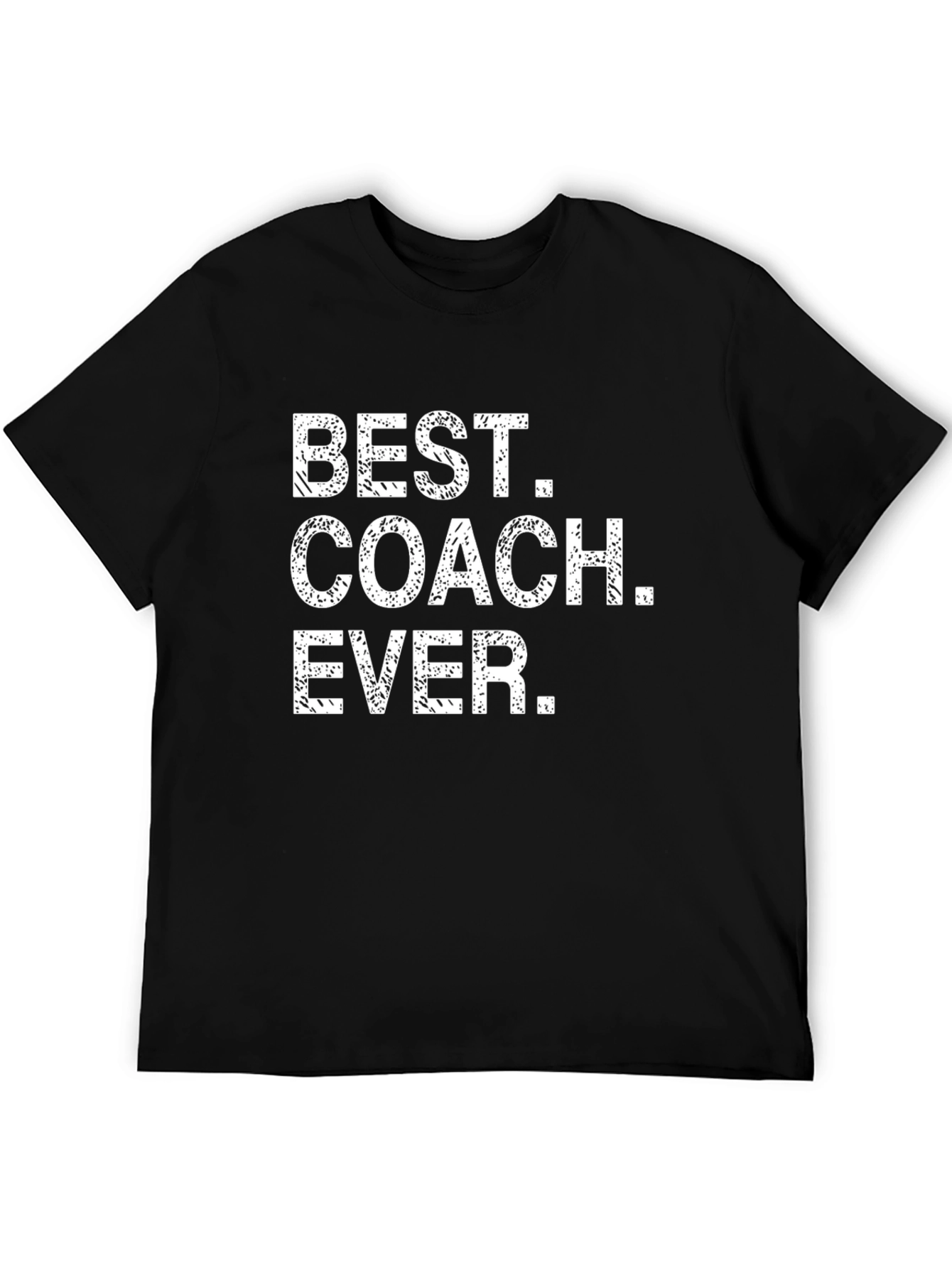 Black Best Coach Ever T-Shirt - Gift for Coaches view 5