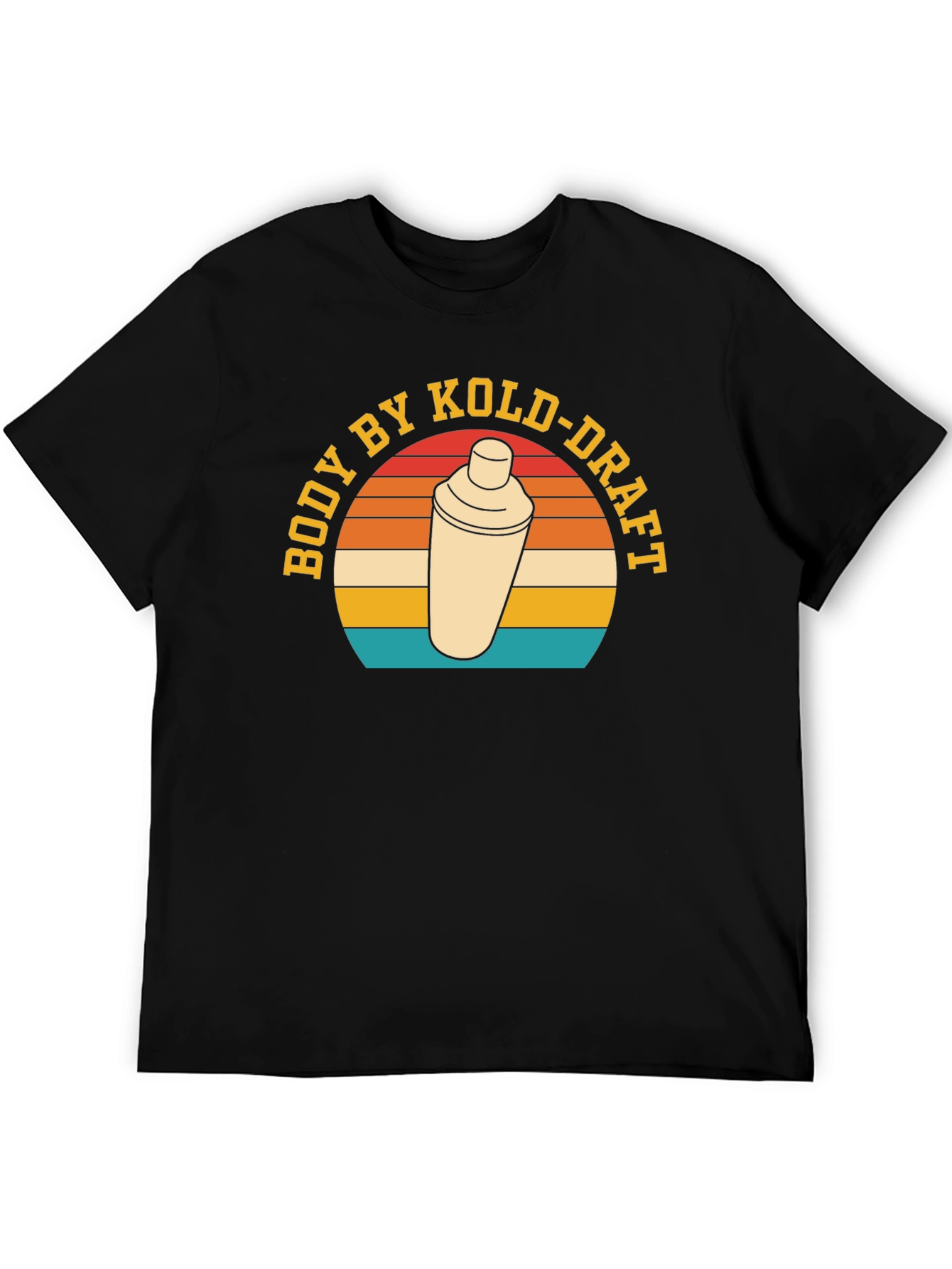 Black Body By Kold-Draft Cocktail Shaker T-Shirt view 5