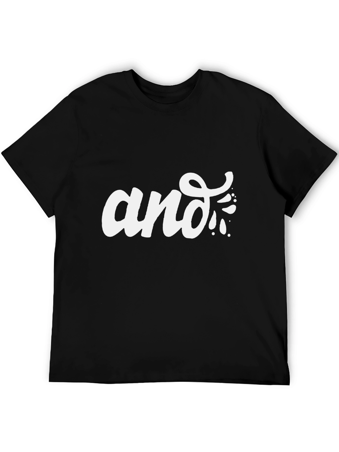 Black And T-Shirt - Stylish Statement Tee view 5