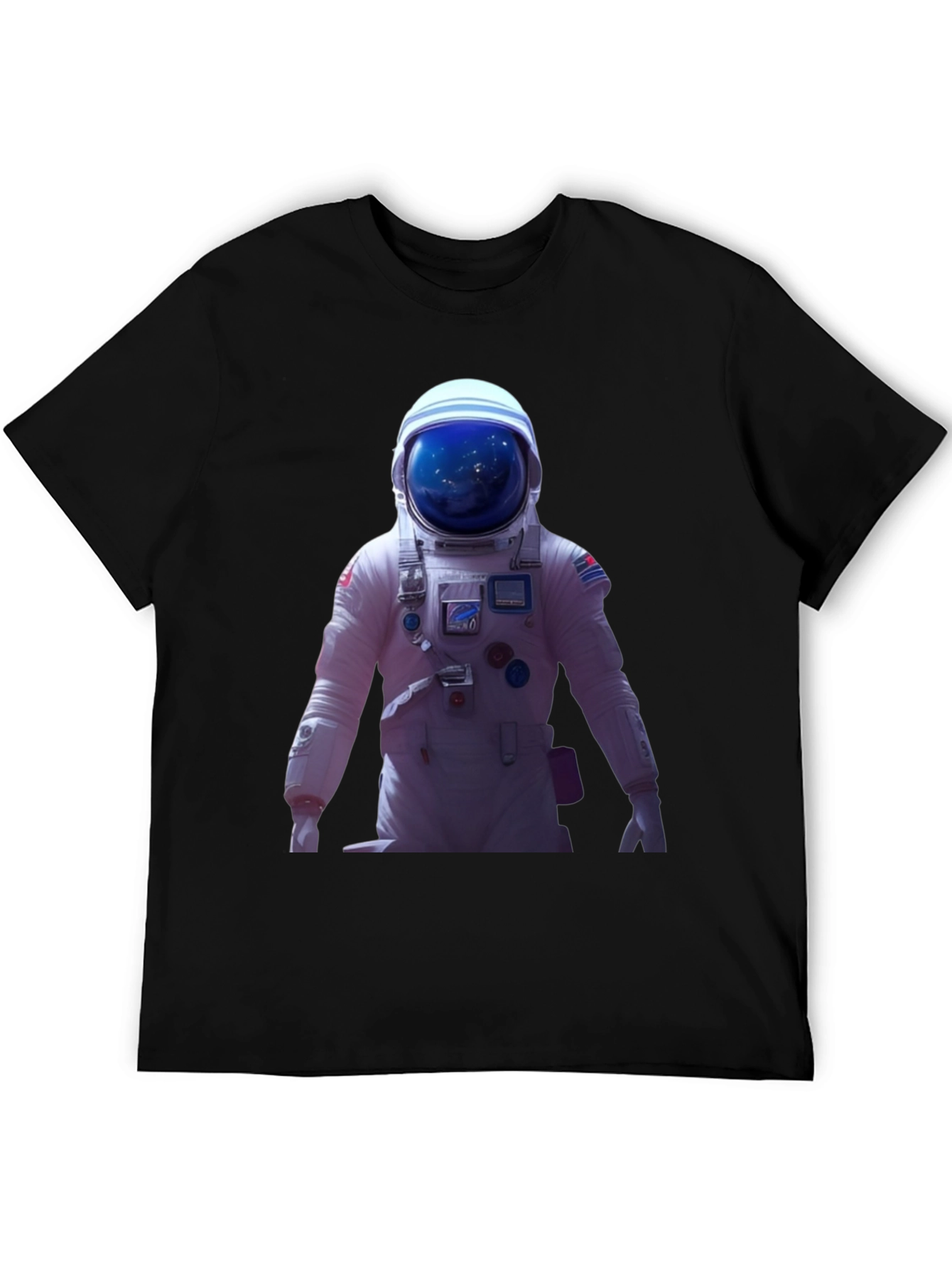 Black Astronaut Graphic Tee - Space Exploration Fashion view 5