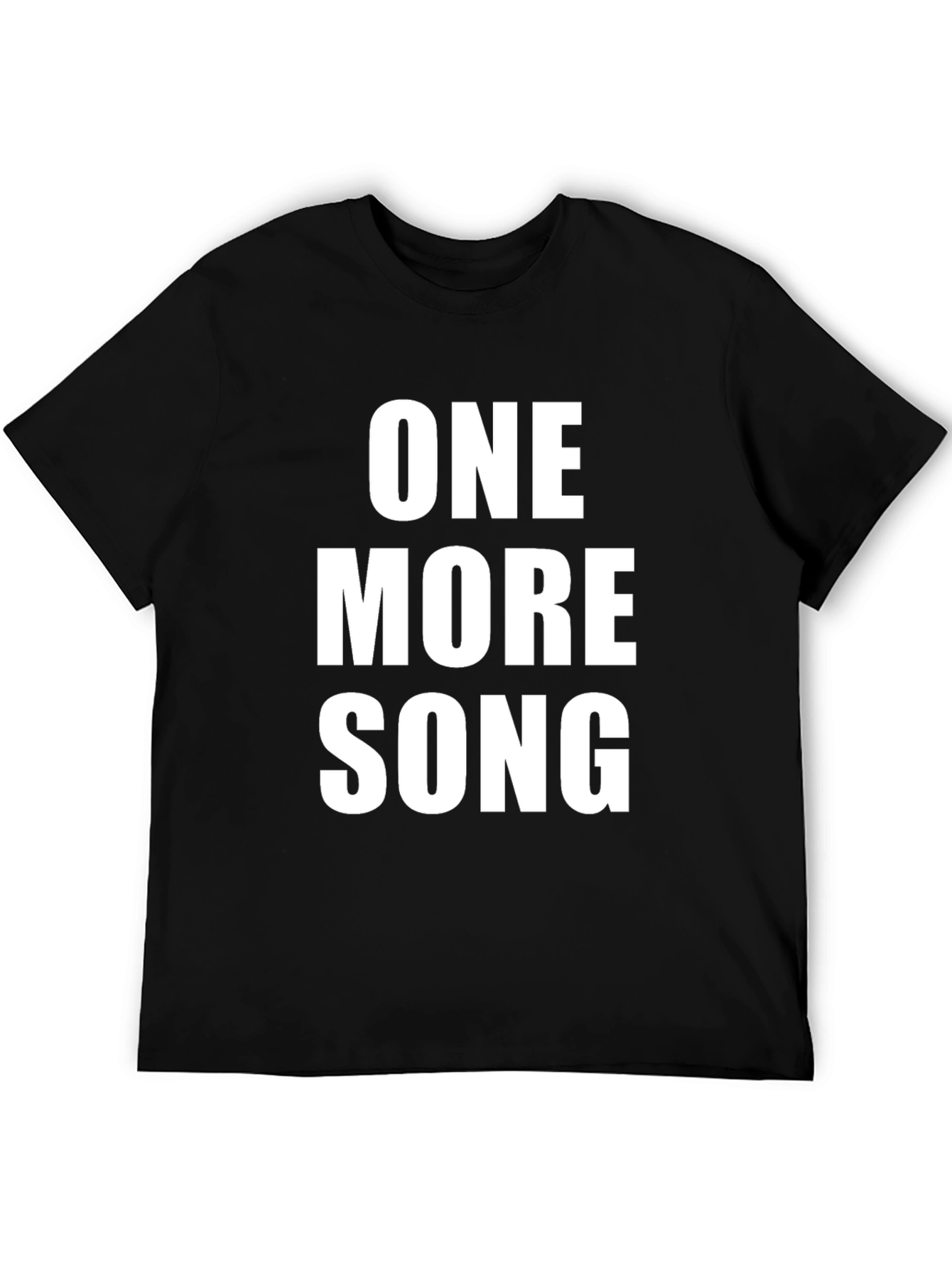 Black One More Song Graphic Tee view 5