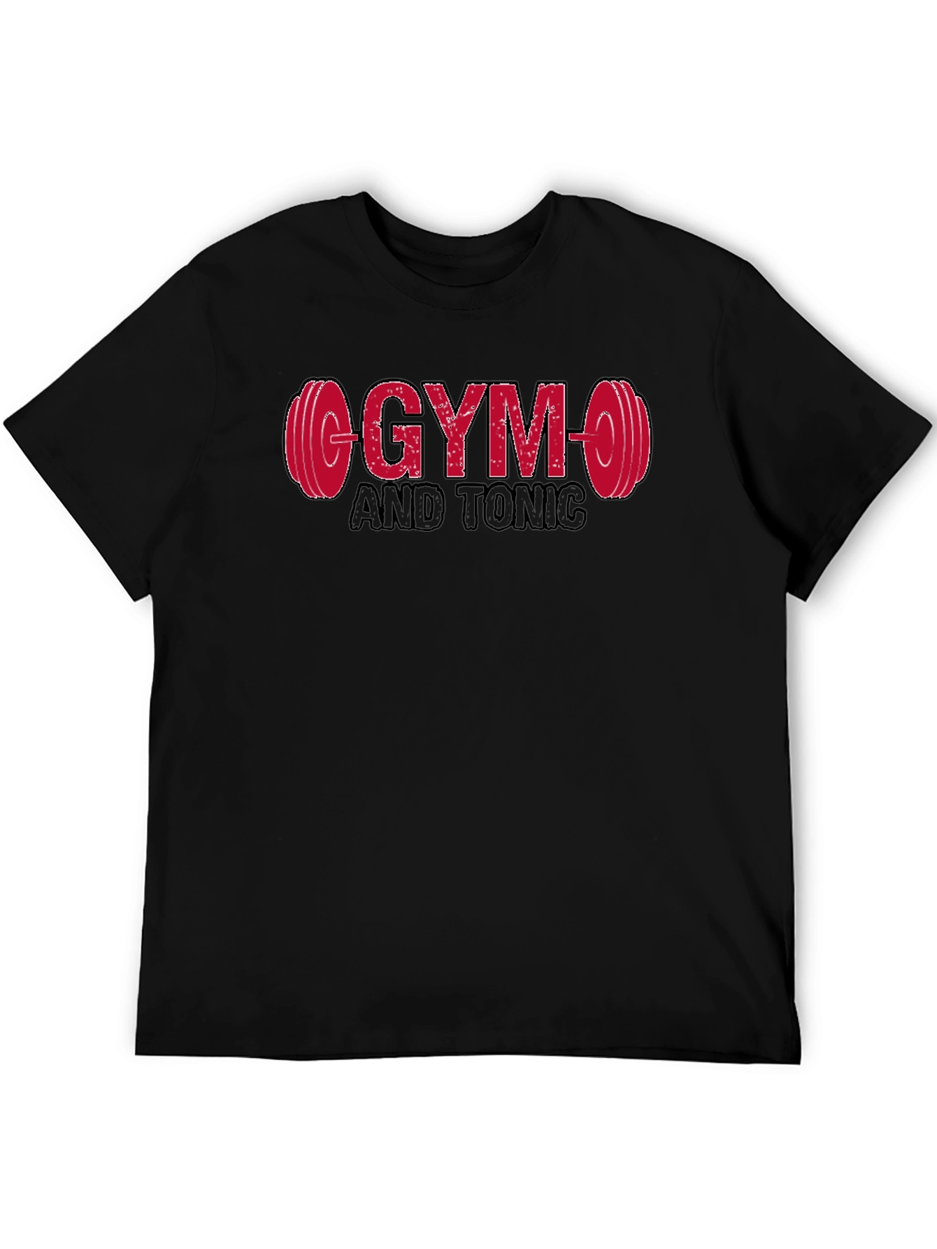 Black Gym and Tonic Graphic T-Shirt - Black view 5