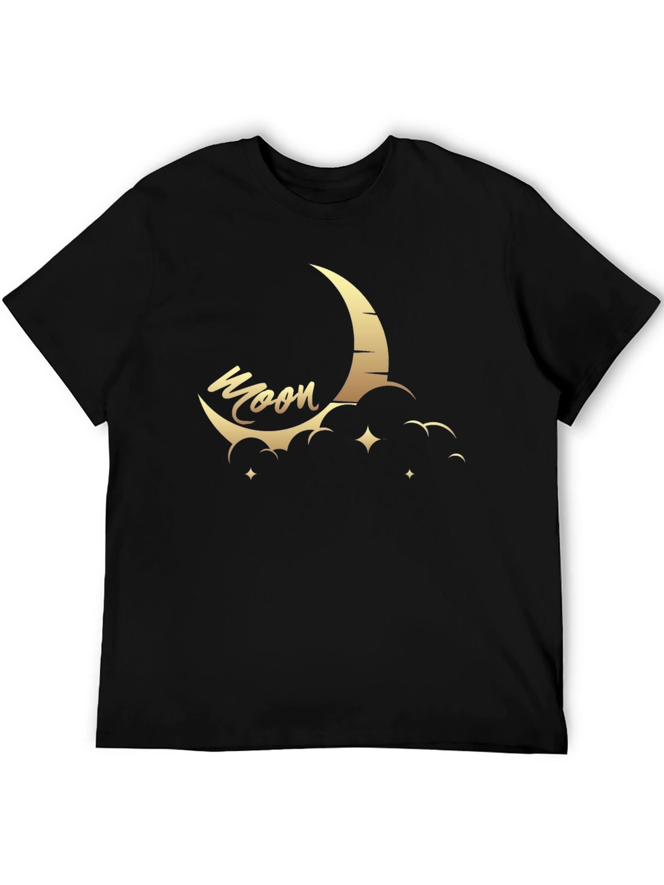 Black Moon Graphic Print T-Shirt view 5