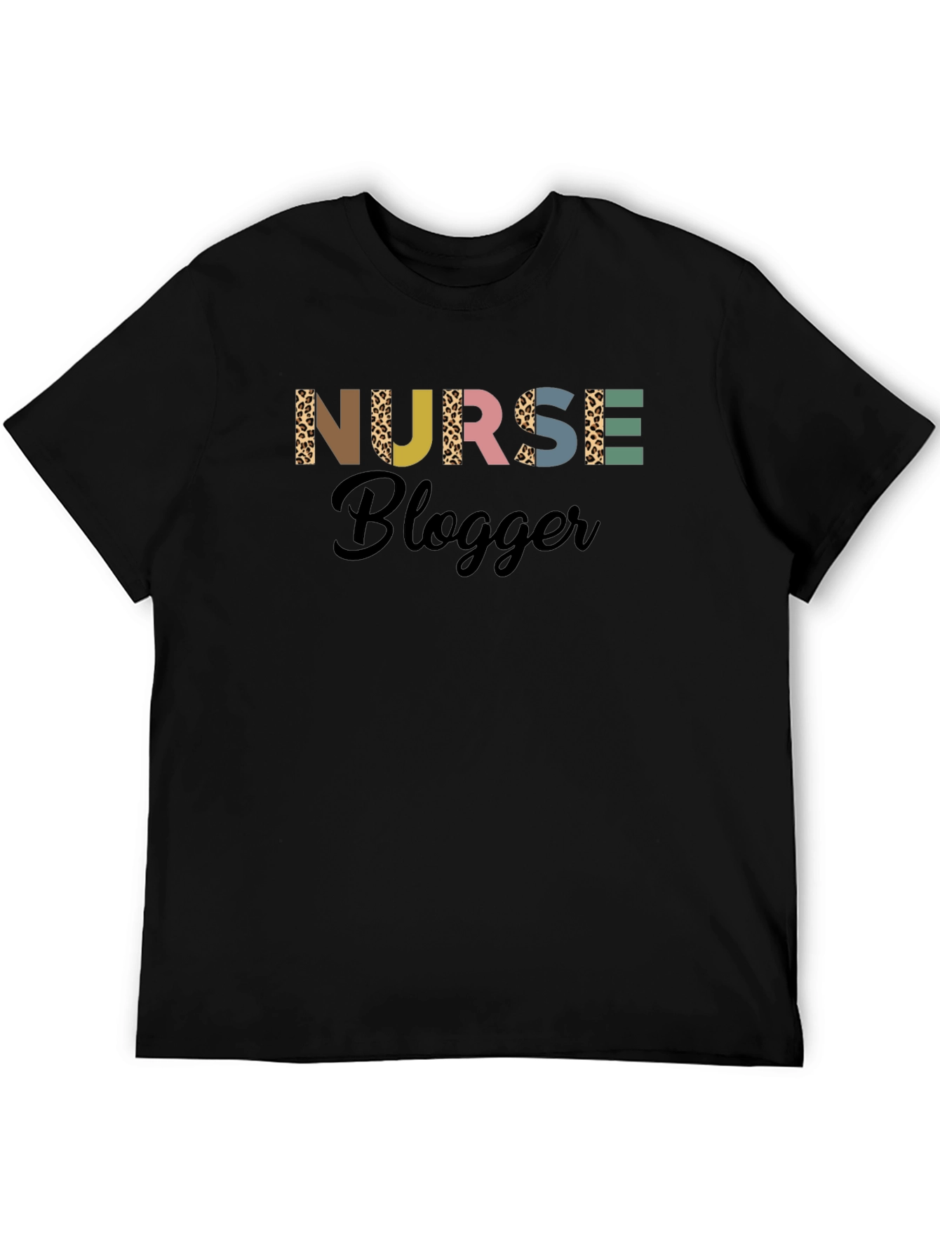 Black Nurse Blogger T-Shirt view 5