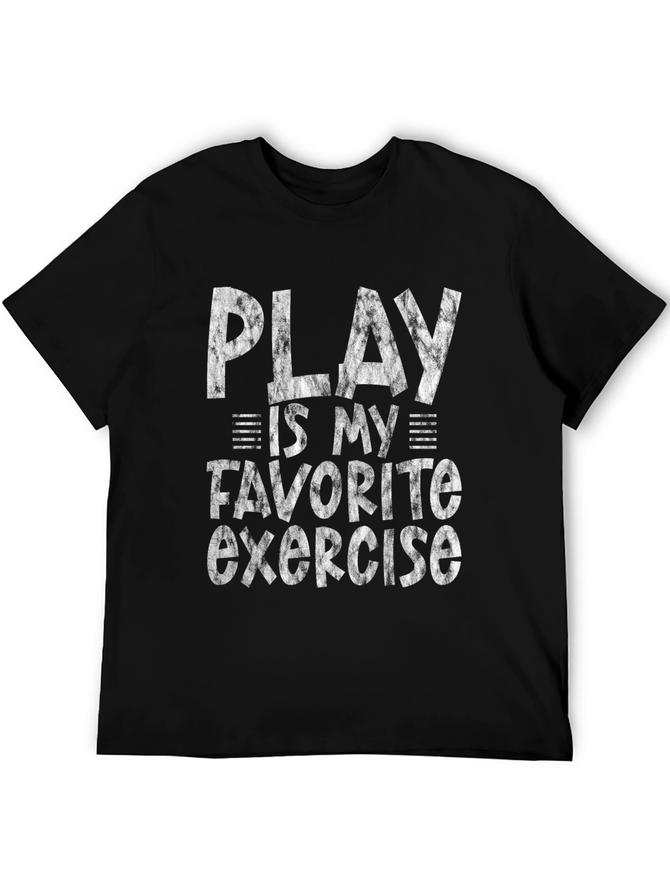 Black Play is My Favorite Exercise Graphic Tee view 5