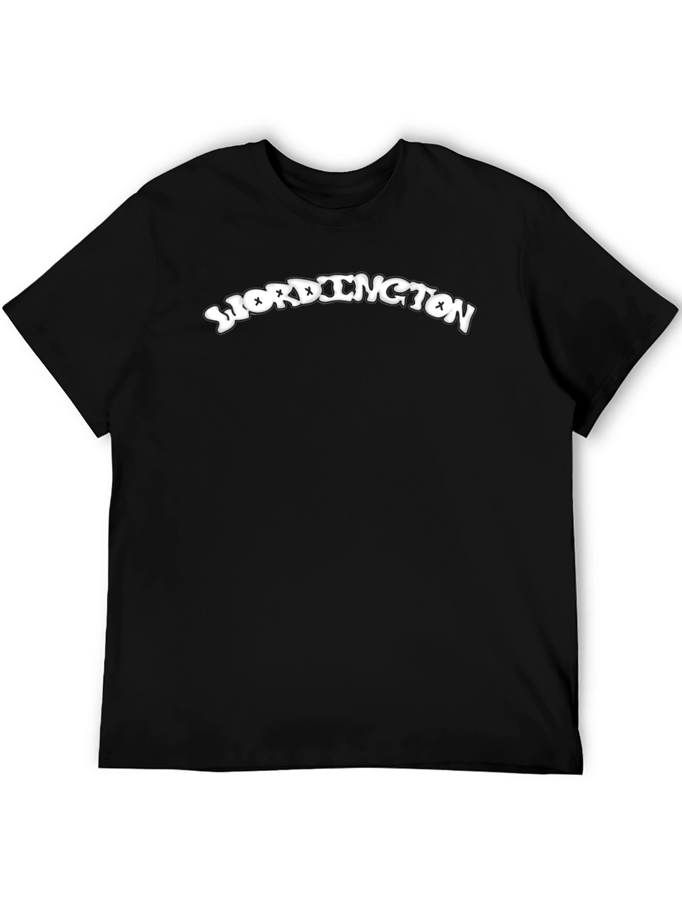 Black Wordington Black Graphic Tee view 5