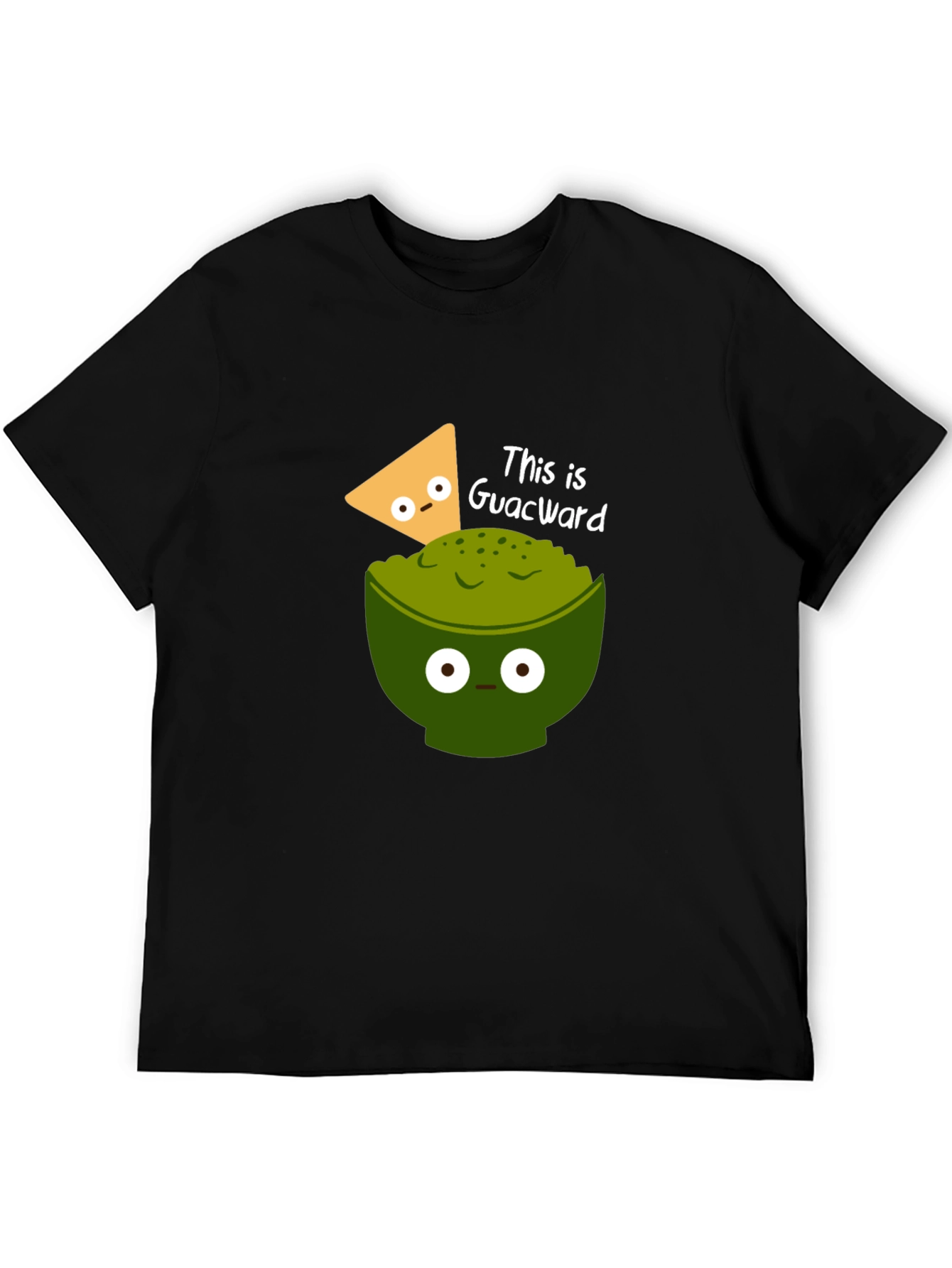 Black This Is Guacward Funny Guacamole T-Shirt view 5