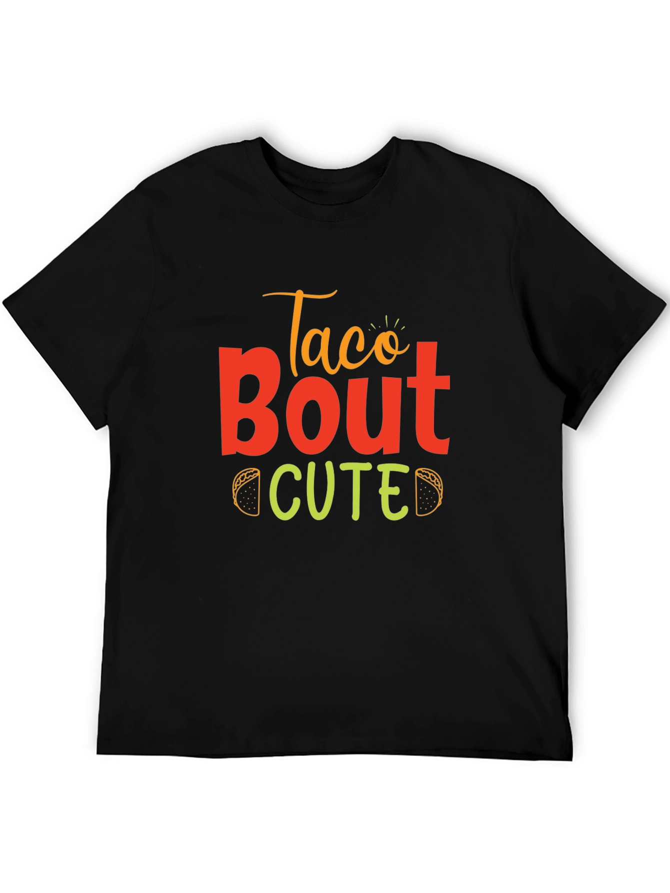 Black Taco Bout Cute T-Shirt view 5