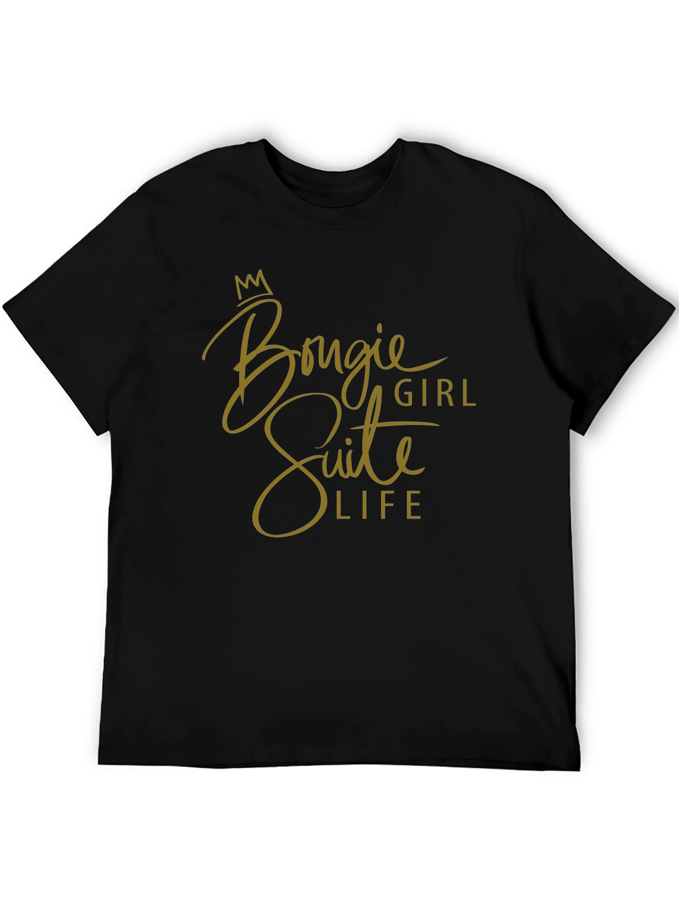 Black Bougie Girl Suite Life Black T-Shirt view 5