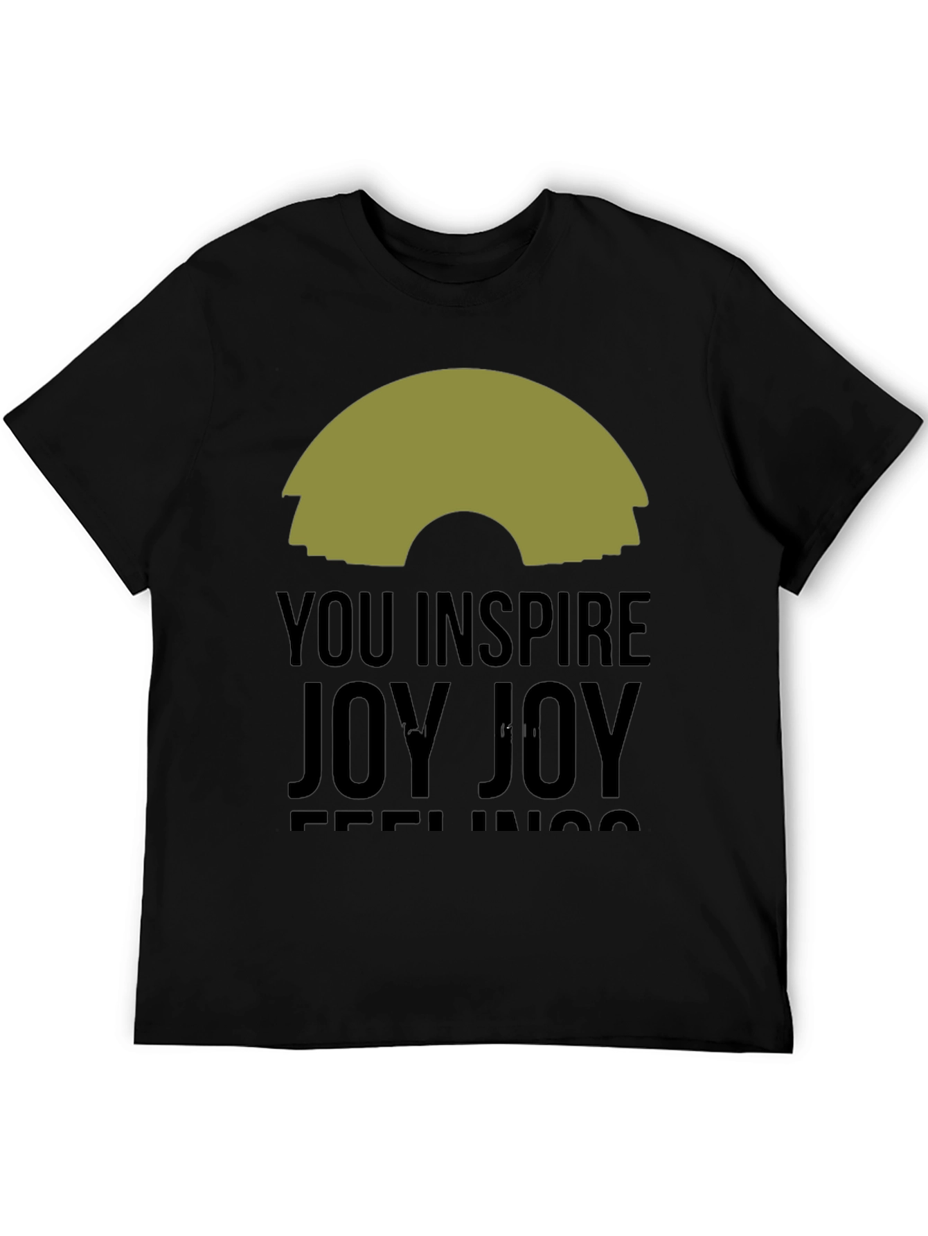 Black Inspire Joy Black Graphic Tee view 5