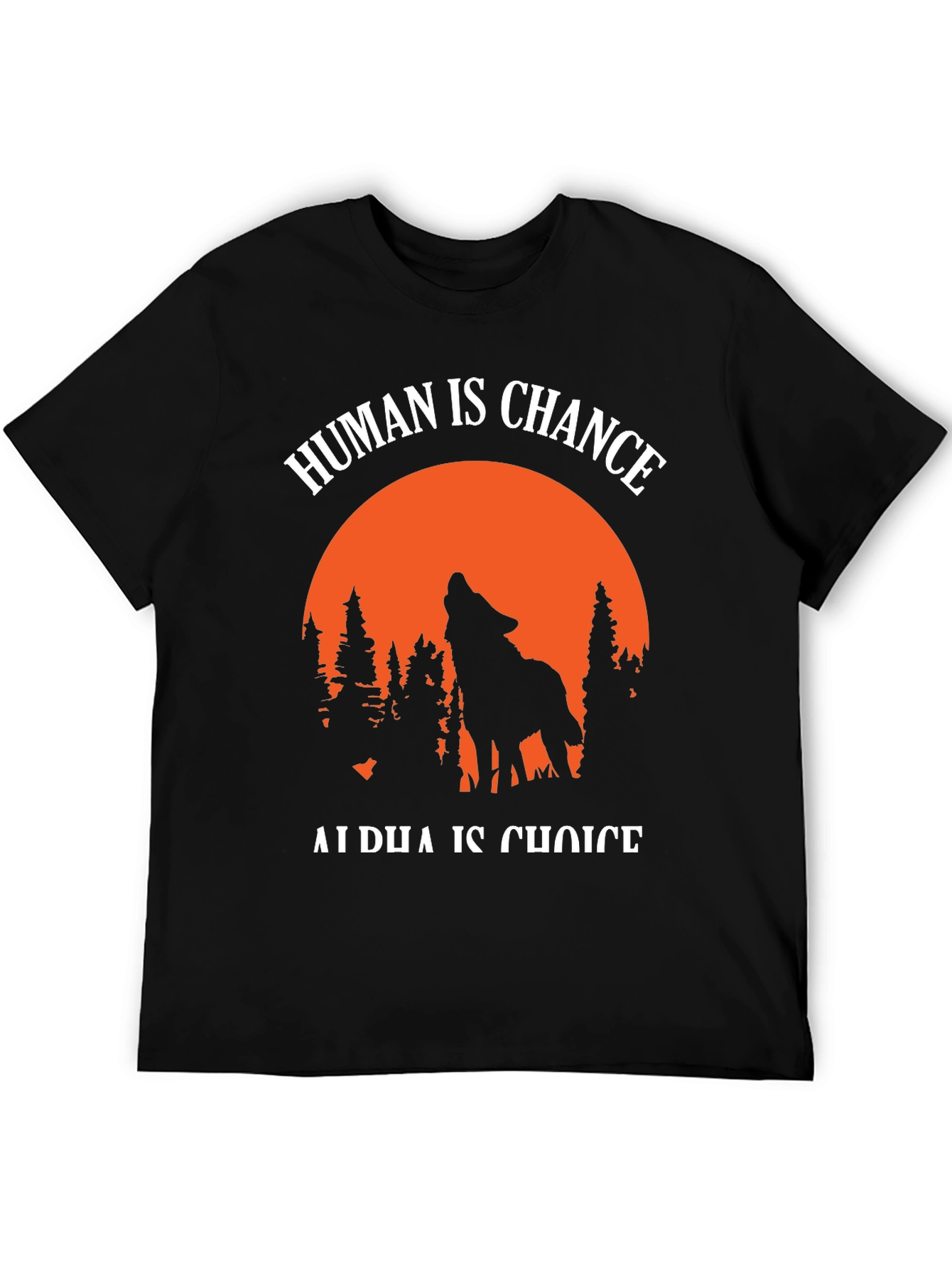 Black Human is Chance Wolf Graphic Tee view 5