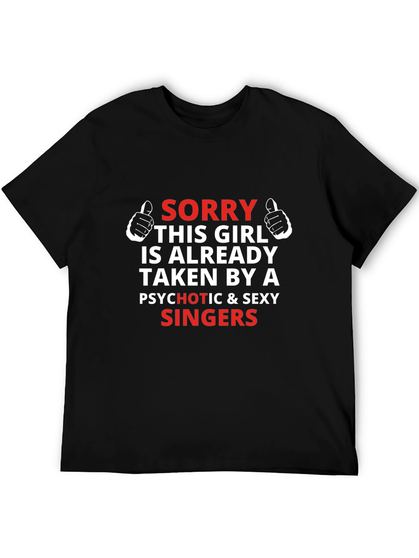Black Funny "Sorry This Girl..." T-Shirt view 5