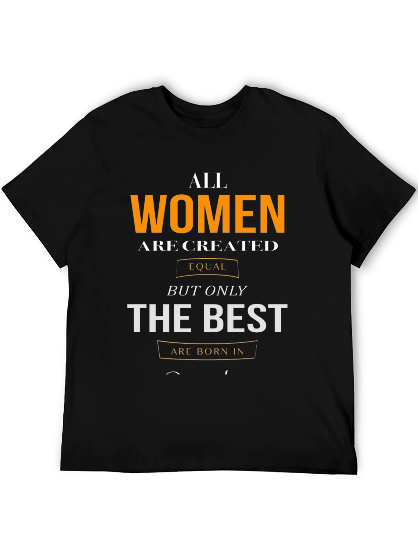 Black Women's Birthday T-Shirt - Born in [Month] view 5