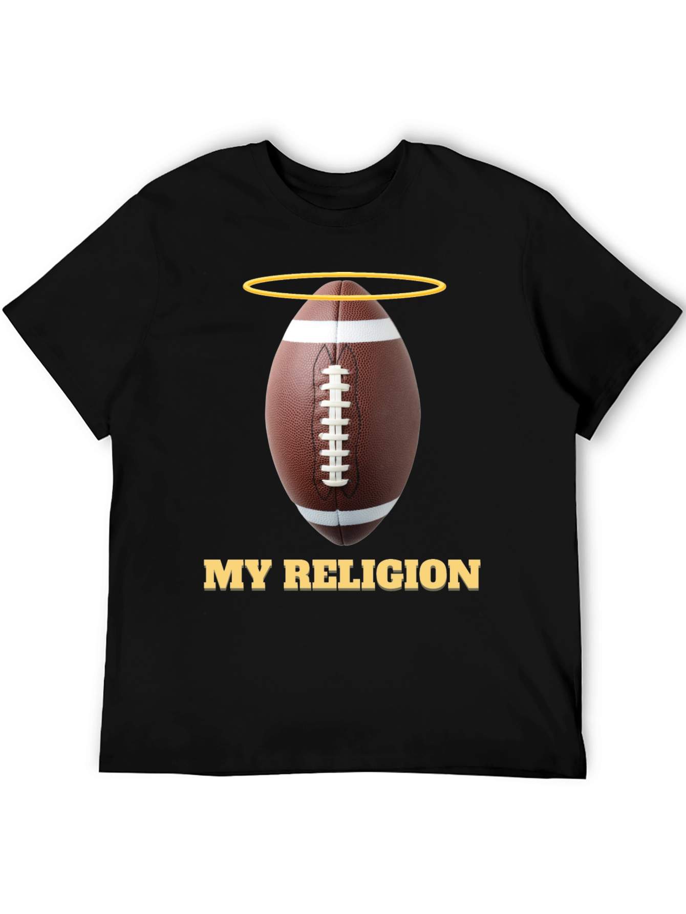 Football Religion Graphic T-Shirt - 5