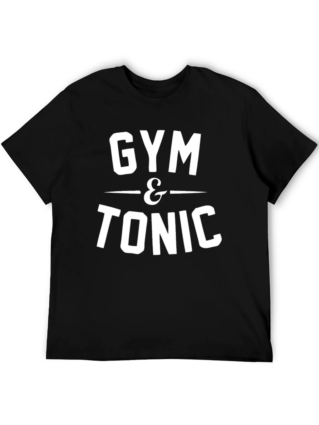 Black Gym & Tonic Graphic Tee - Black Short Sleeve view 5