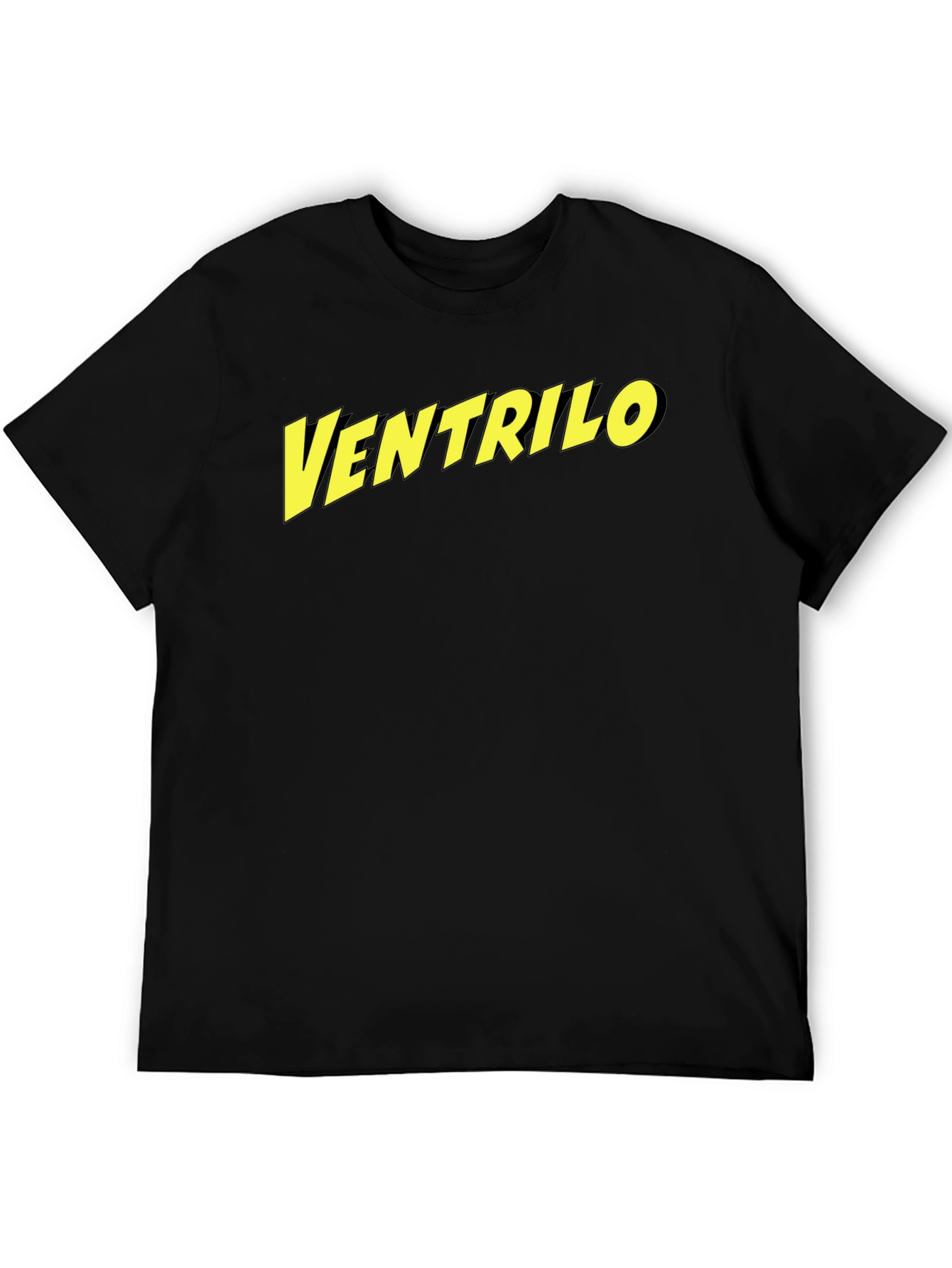 Black Ventrilo T-Shirt - Classic Graphic Tee view 5