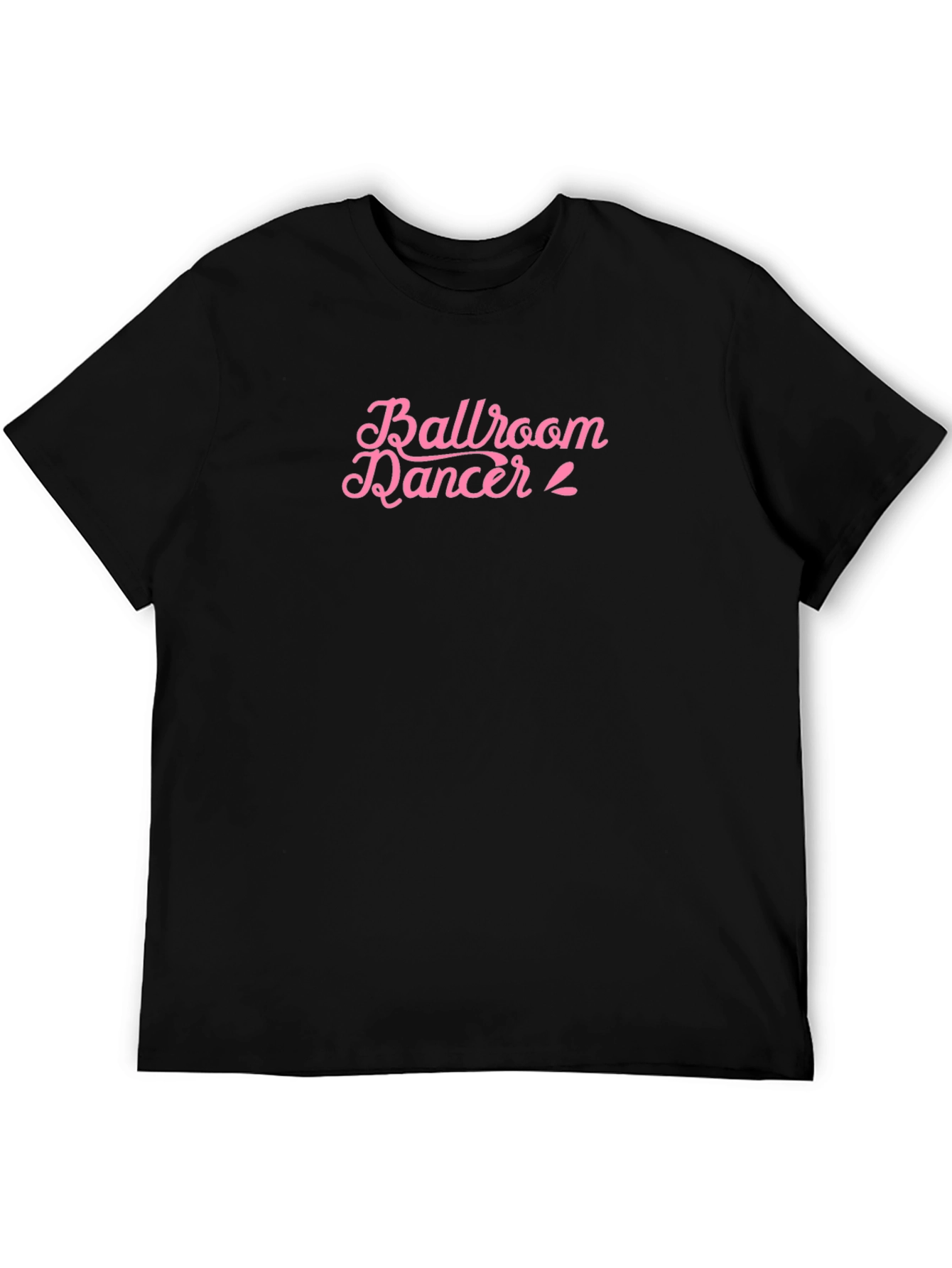 Black Ballroom Dancer T-Shirt - Stylish Dance Apparel view 5