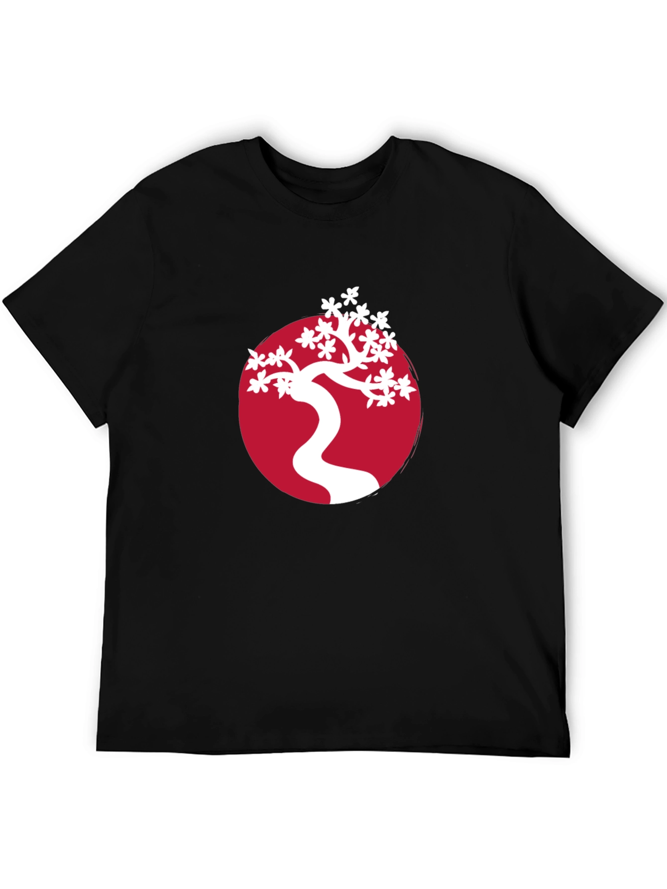 Black Bonsai Tree Graphic Tee - Stylish Japanese Art Shirt view 5