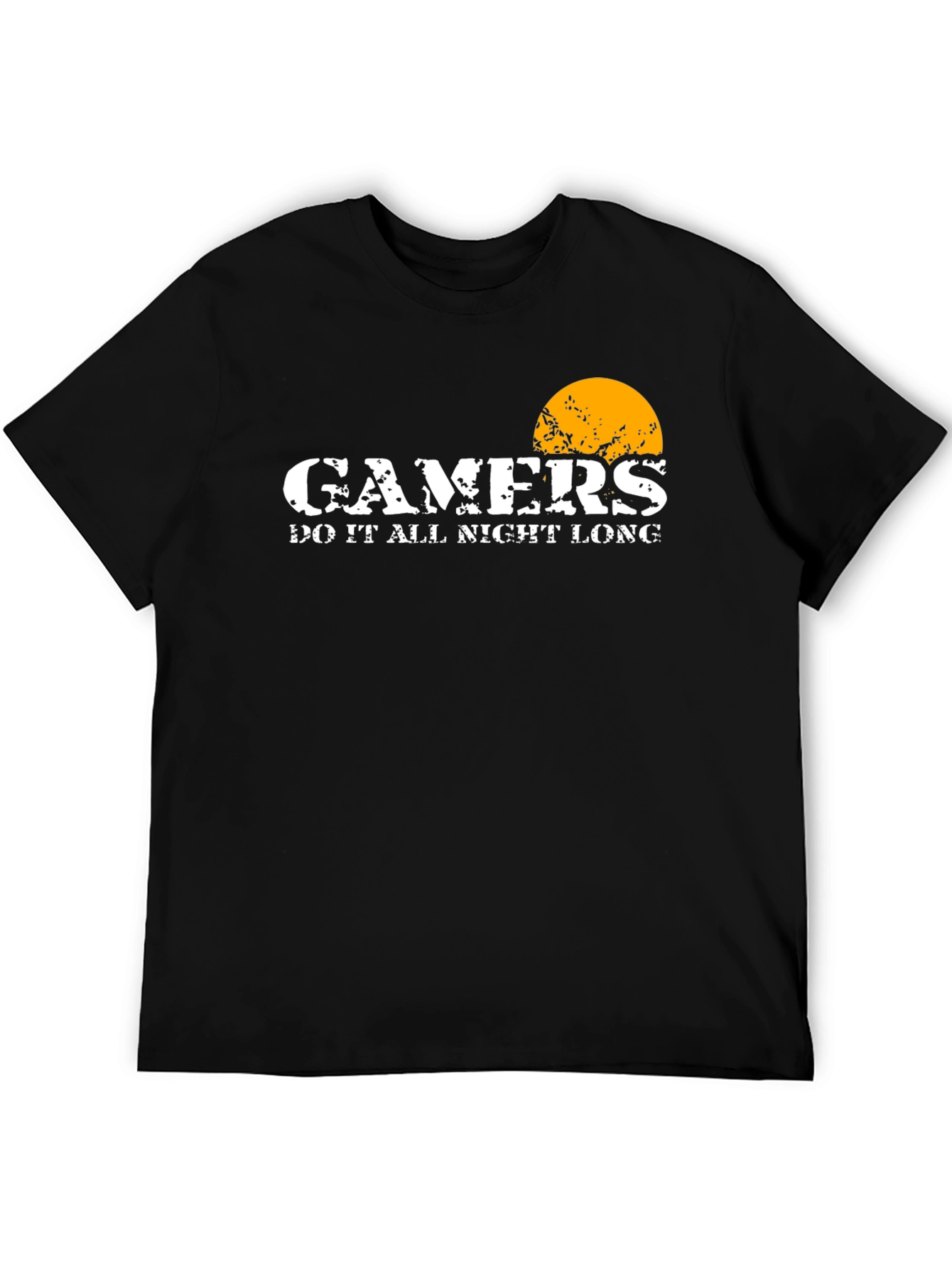 Black Gamers Do It All Night Long T-Shirt view 5