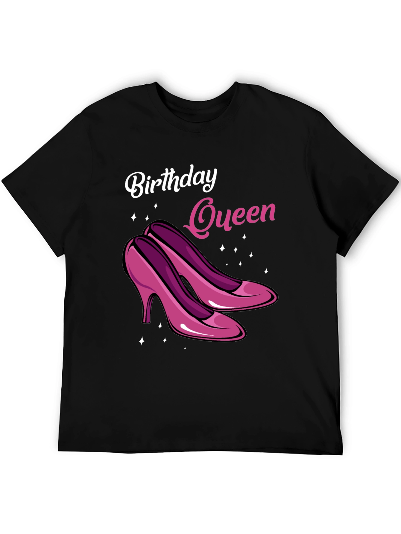Black Birthday Queen Graphic Tee view 5