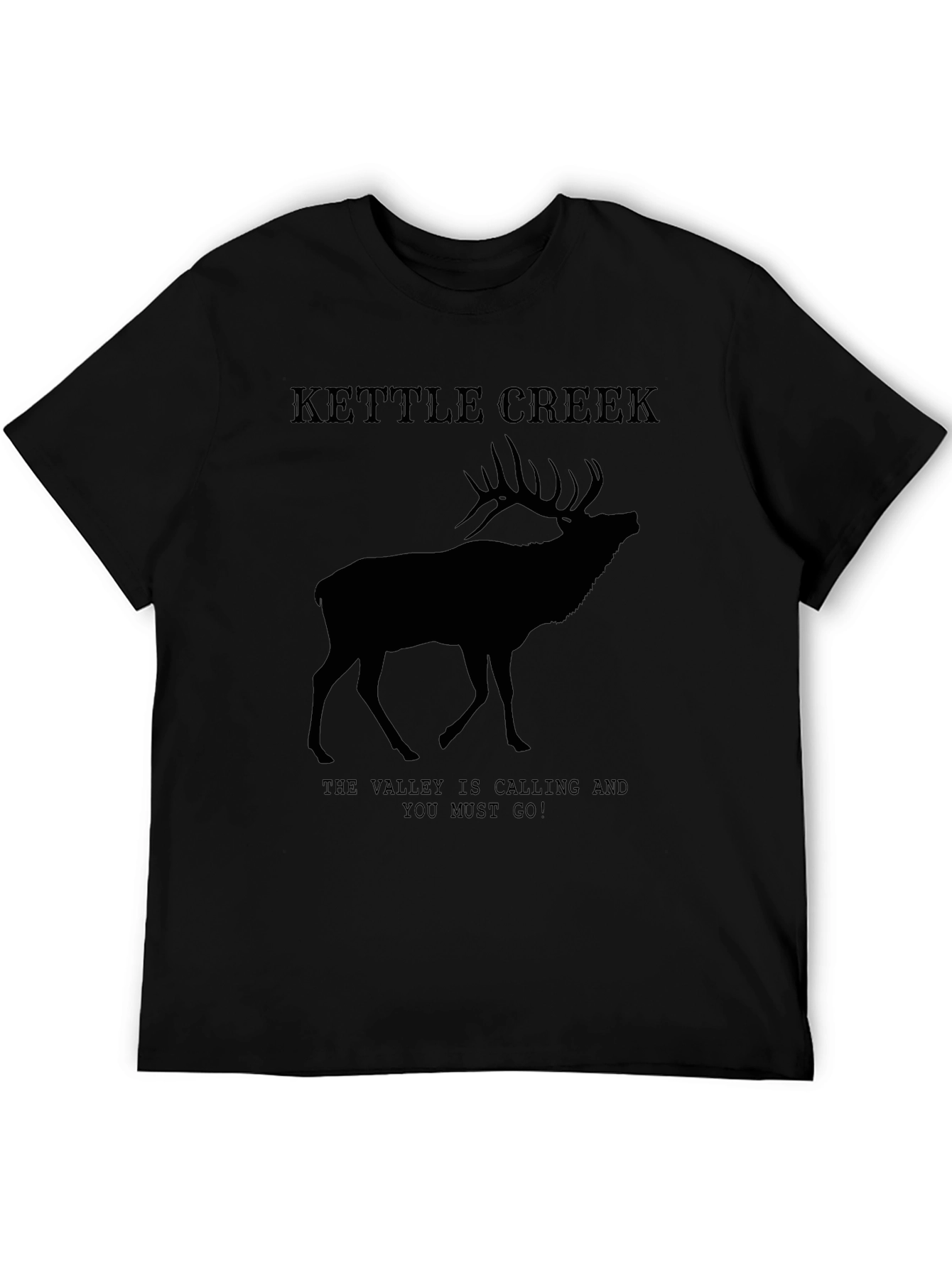 Black Kettle Creek Elk Graphic T-Shirt view 5