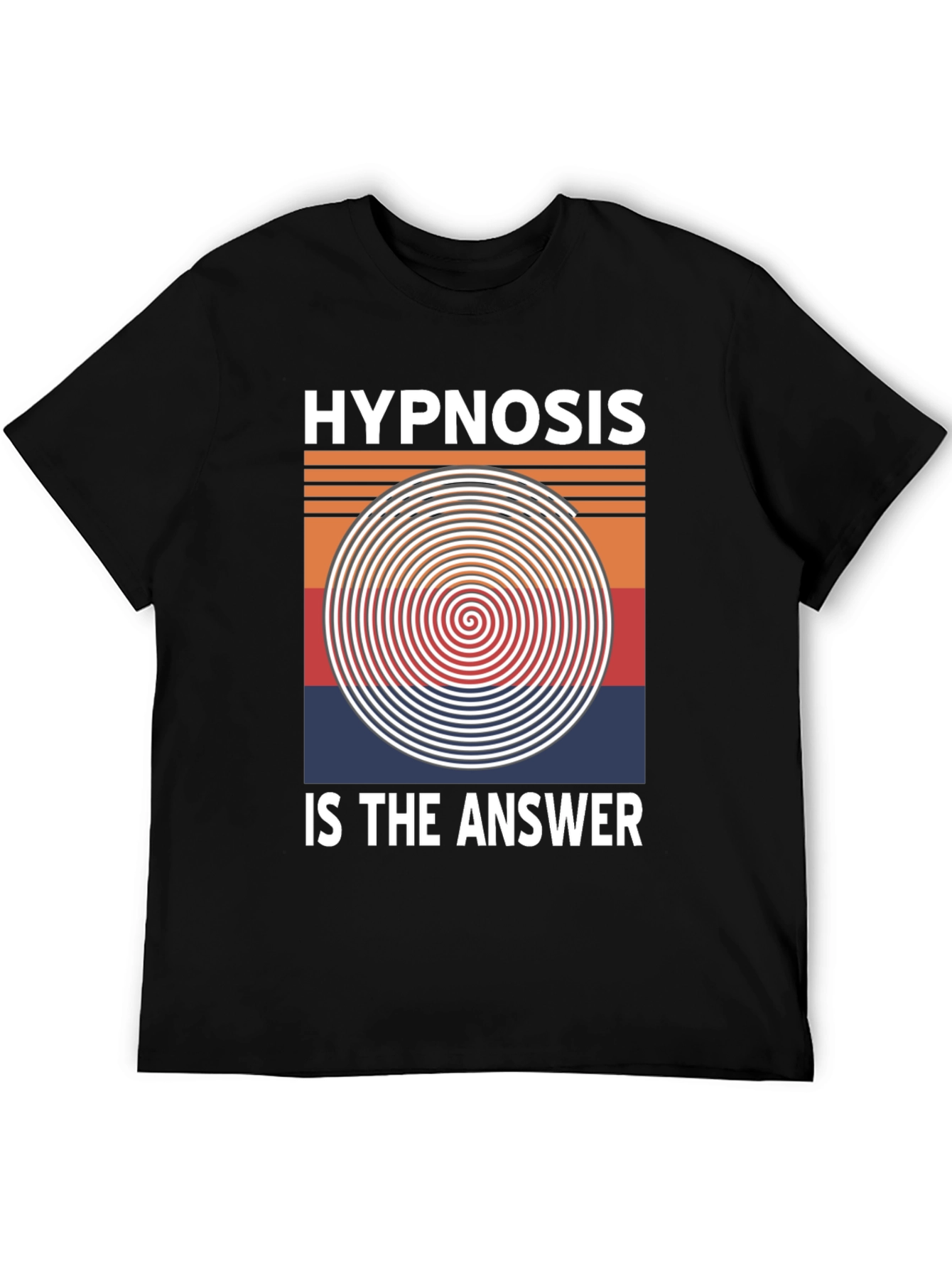 Black Hypnosis Is The Answer T-Shirt view 5