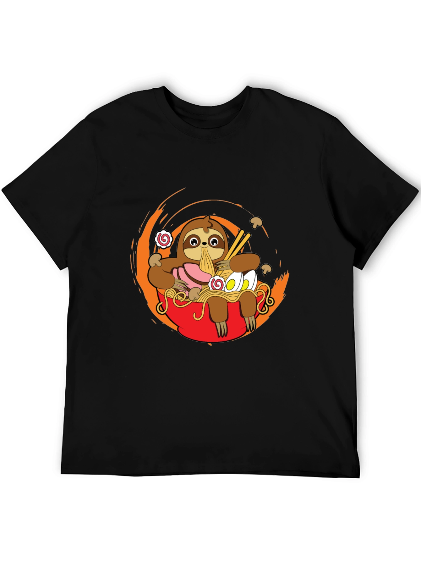 Sloth Ramen T-Shirt - Cute Noodle Lover Tee - 5
