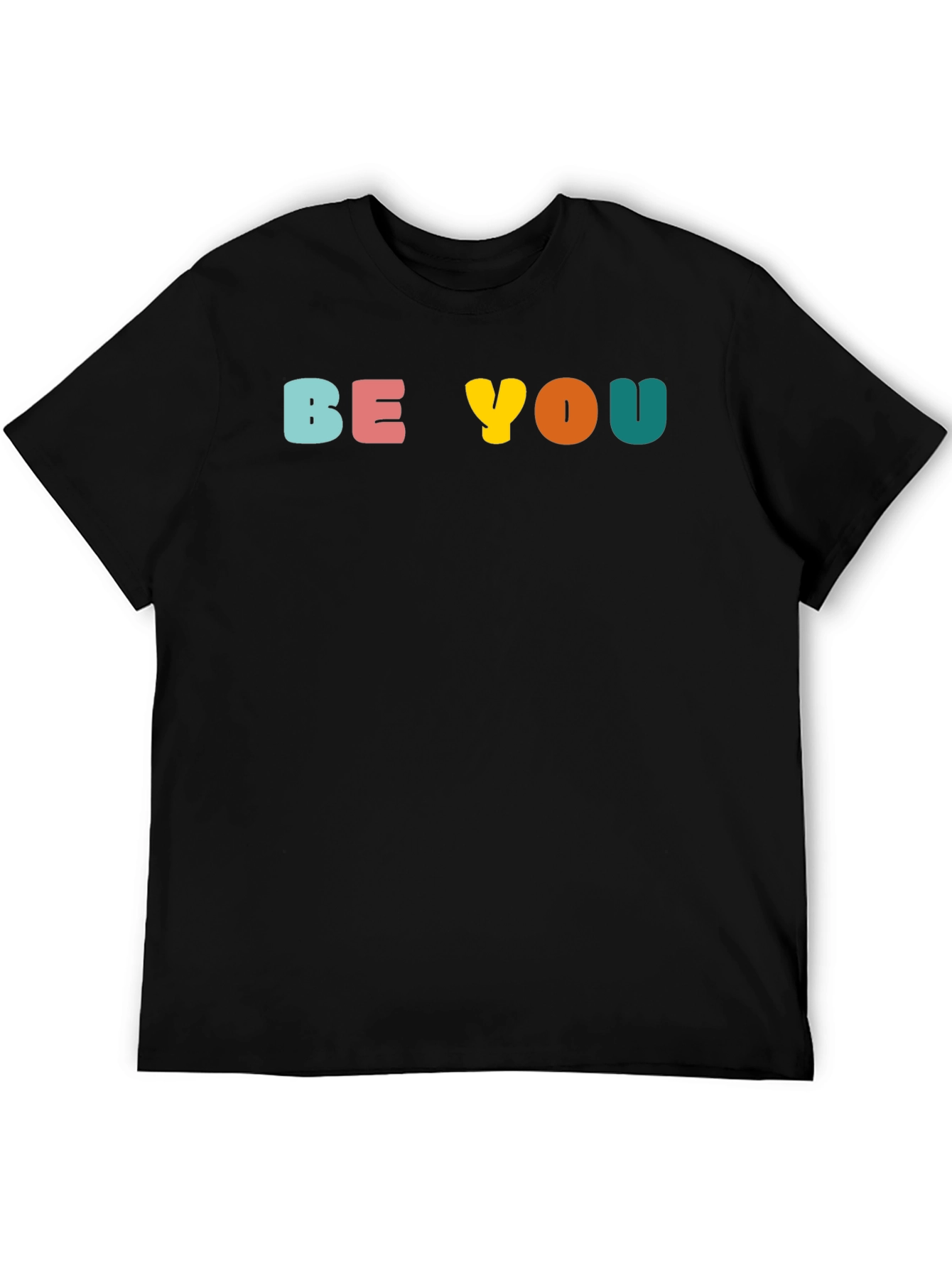 Black Be You Graphic Tee - Black view 5