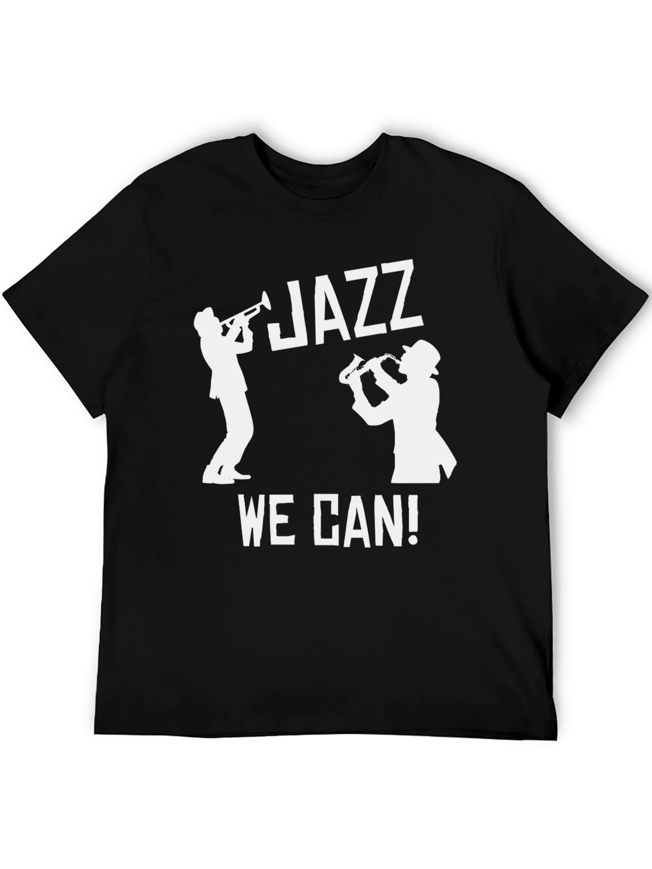 Black Jazz Music T-Shirt - We Can! view 5