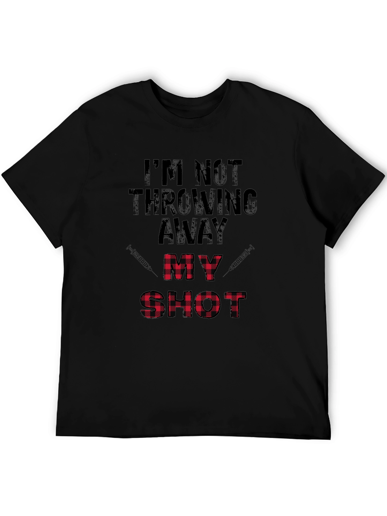 Black I'm Not Throwing Away My Shot T-Shirt view 5