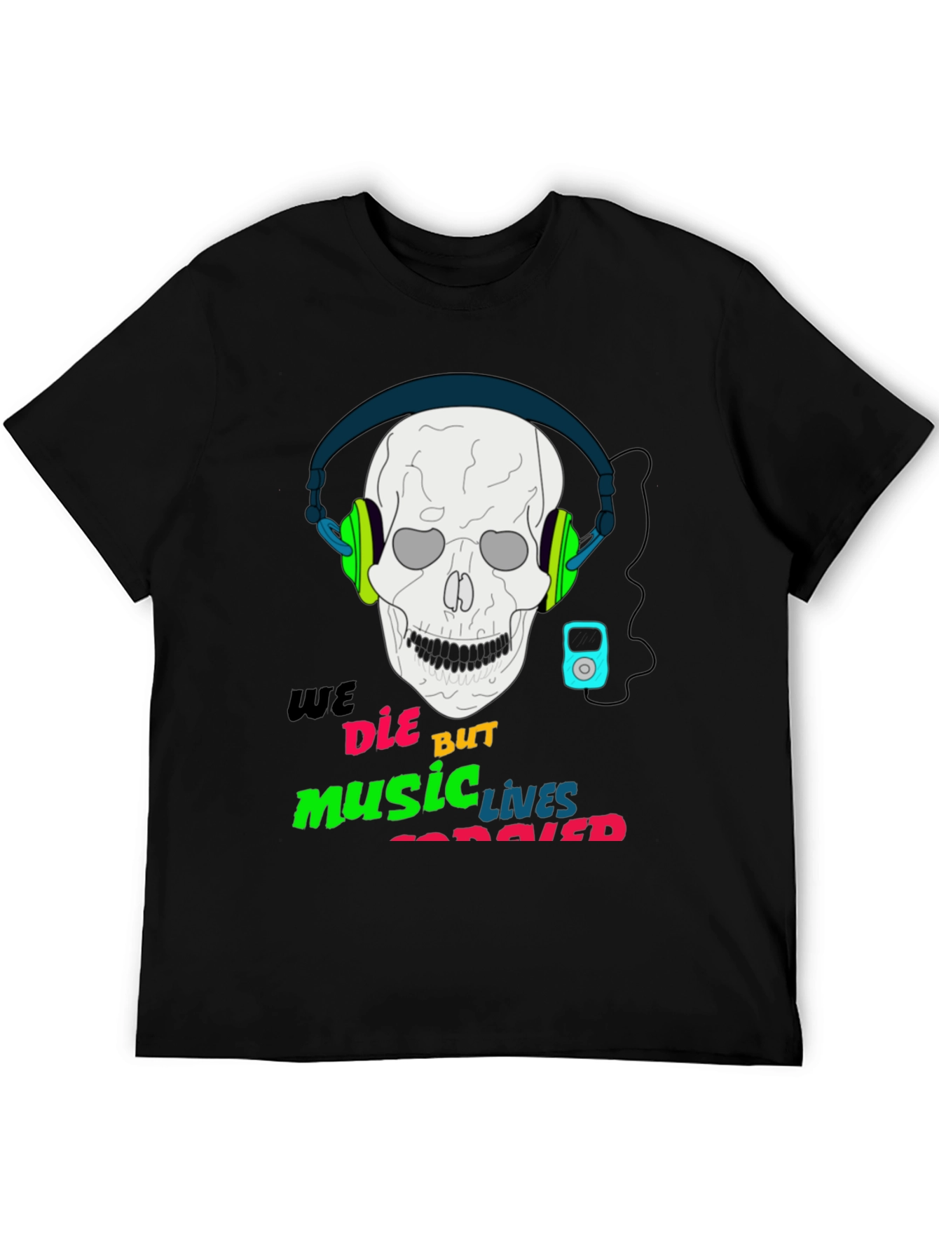 Black Music Never Dies T-Shirt view 5