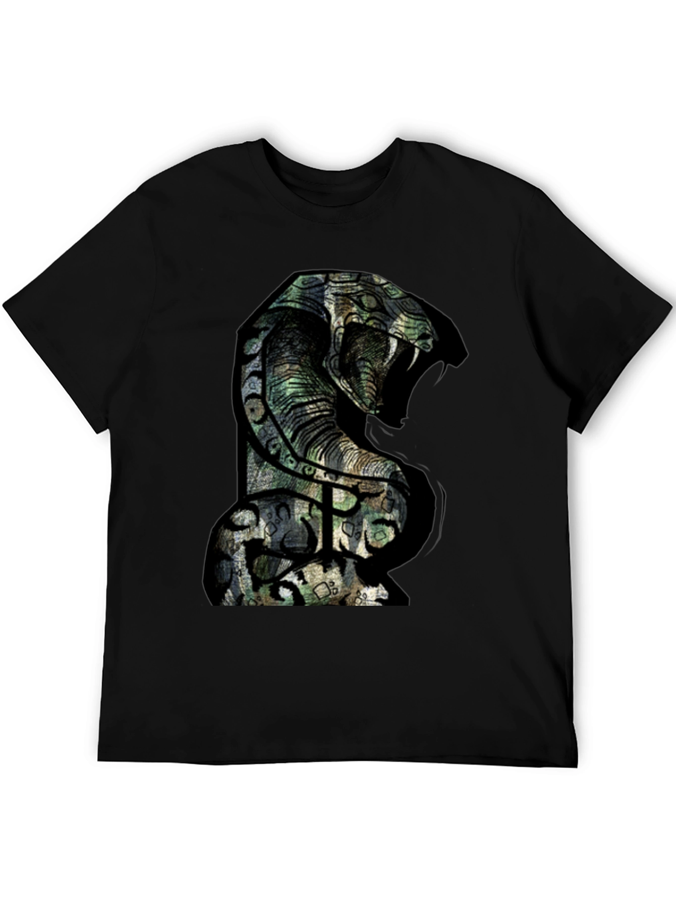 Men's Cobra Graphic T-Shirt - Bold Snake Design - 5