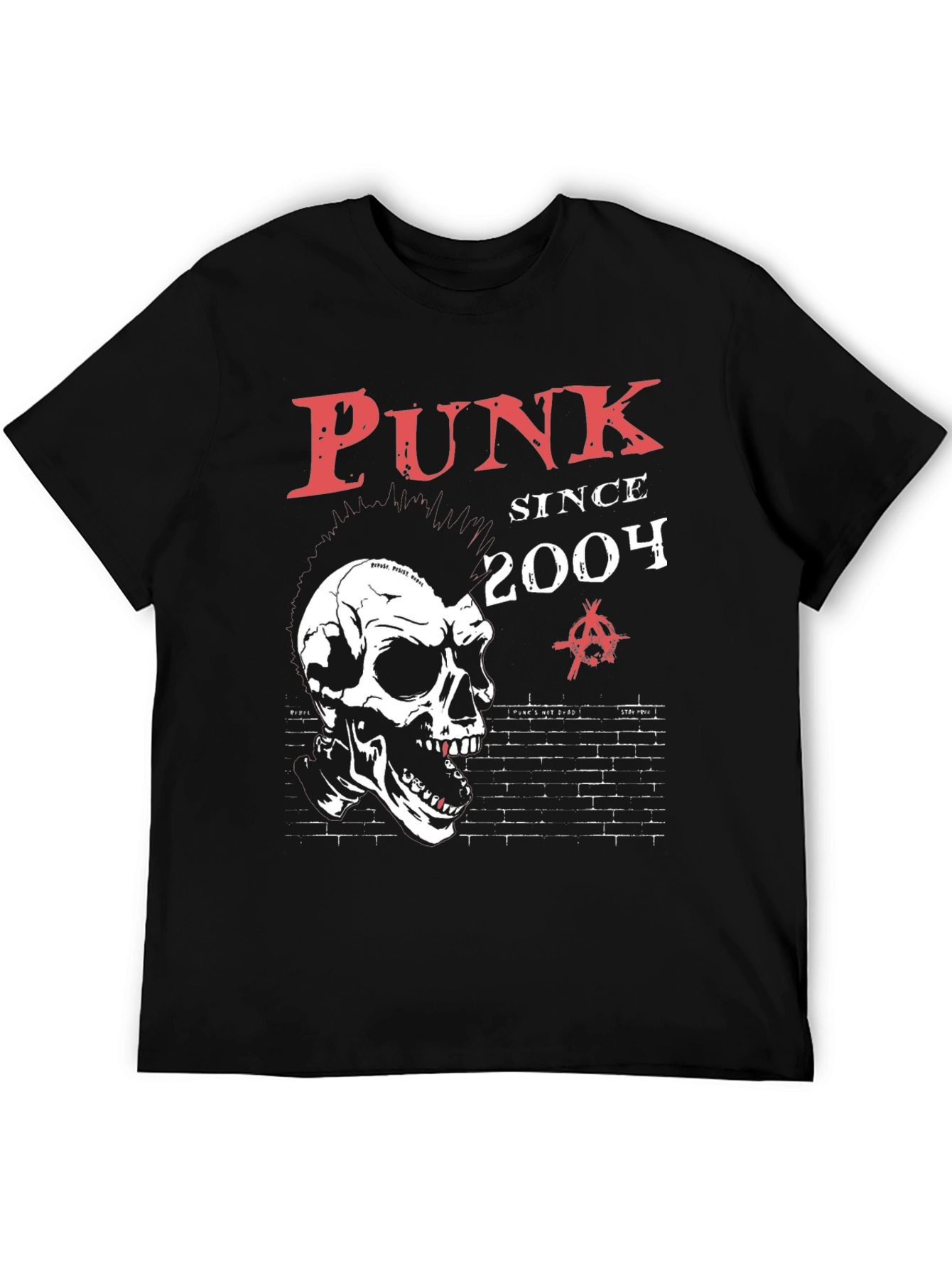 Punk Since 2004 Skull Graphic T-Shirt - 5