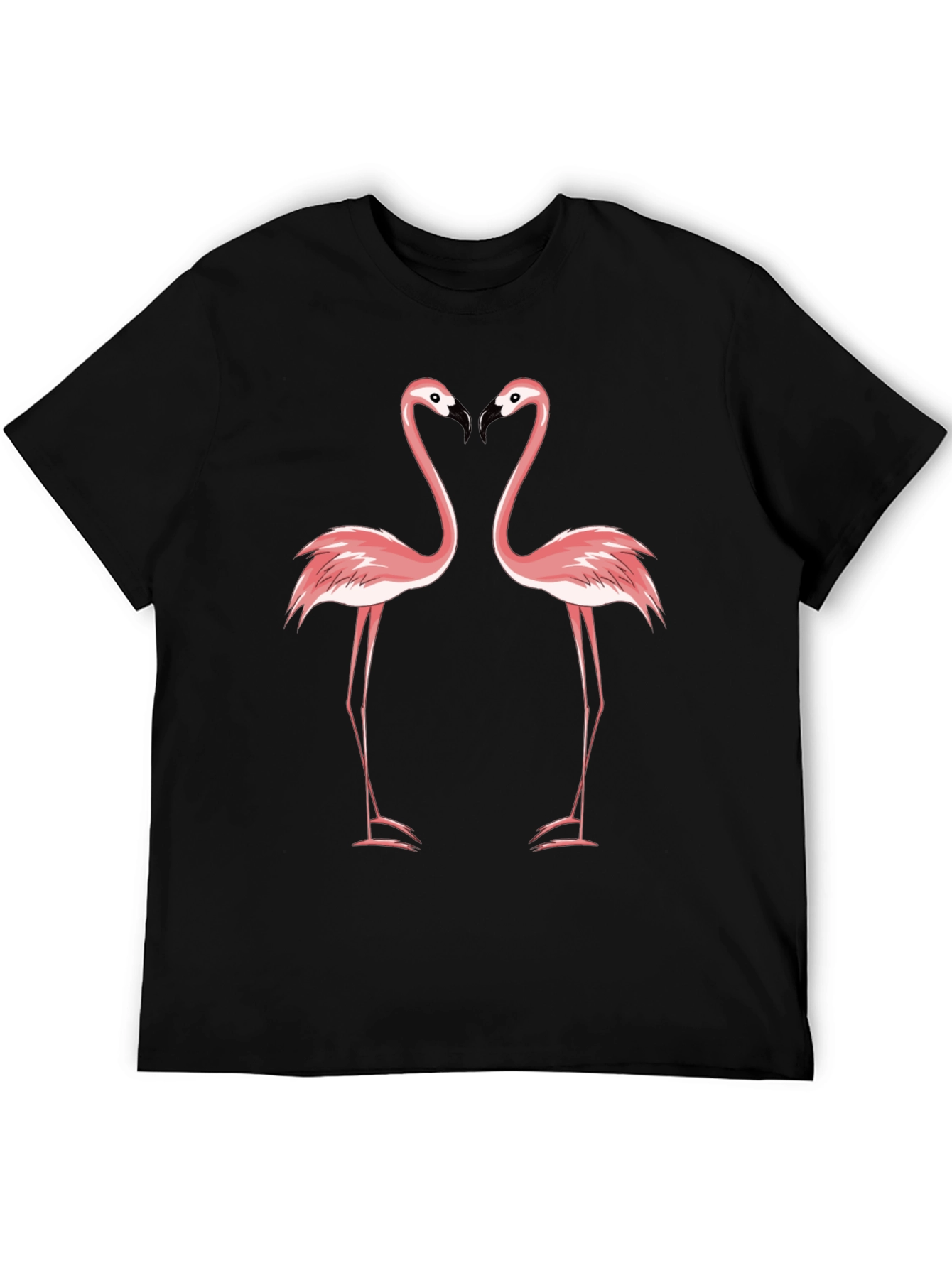 Black Flamingo Love Graphic Tee - Black T-Shirt view 5
