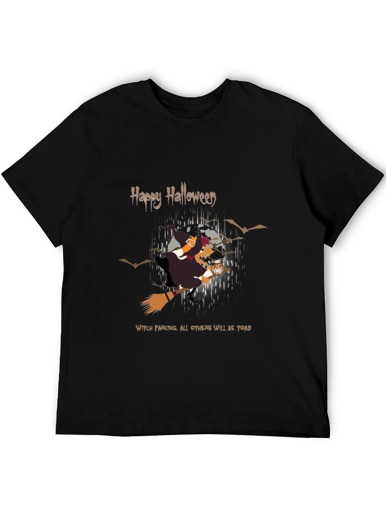 Happy Halloween Witch Parking T-Shirt - 5