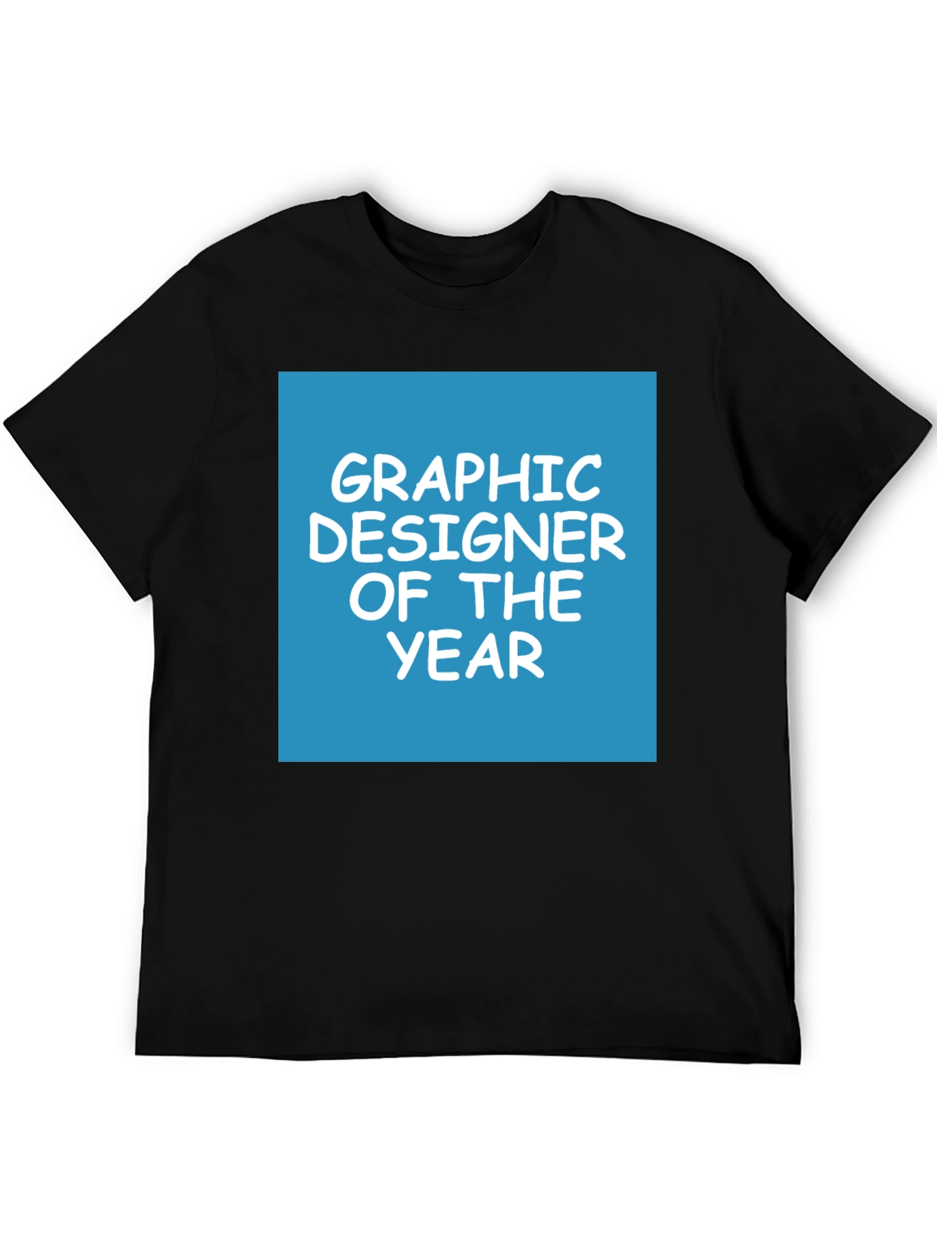 Graphic Designer of the Year Tee - Black Cotton Blend - 5