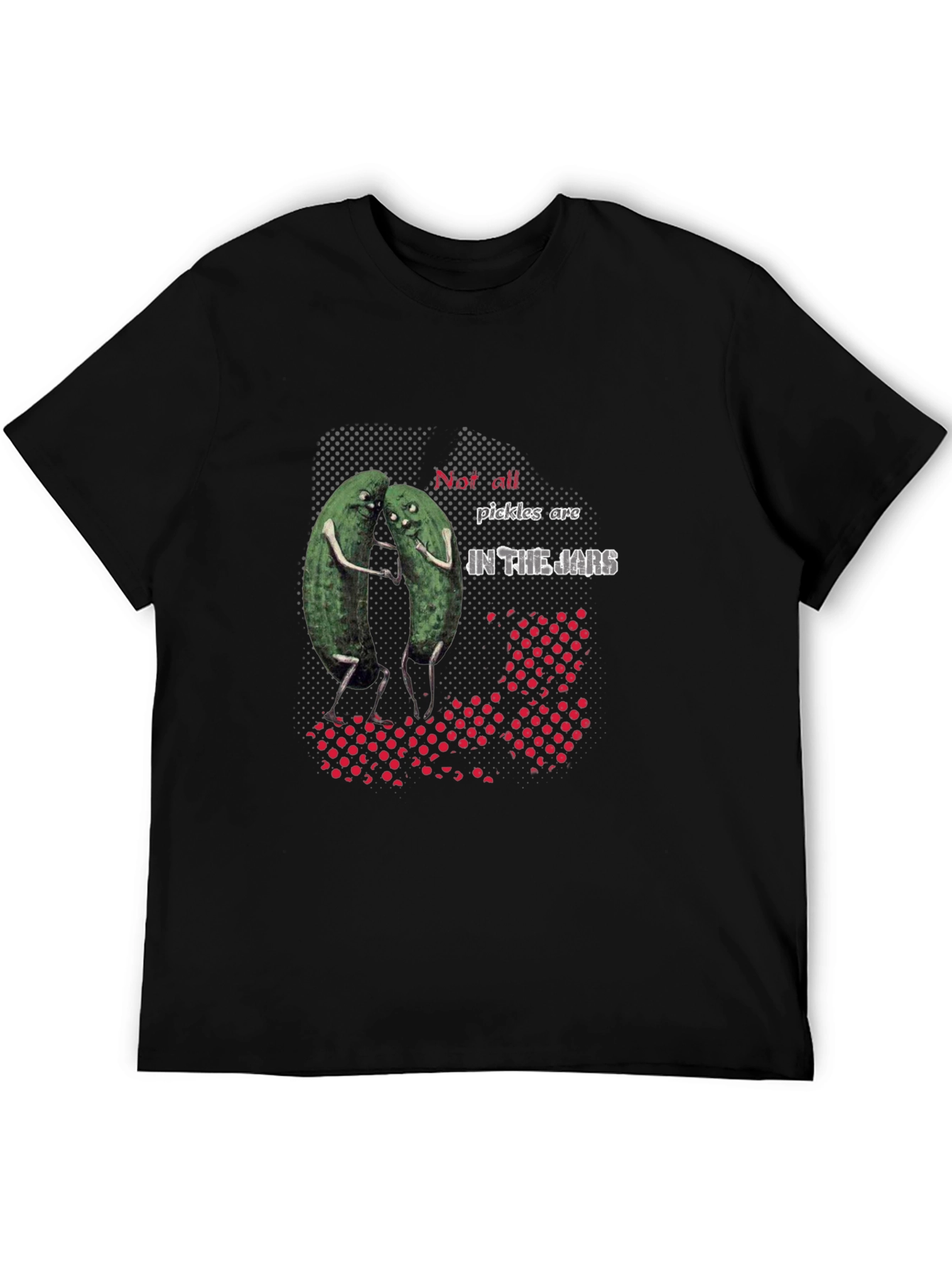 Black Pickle Pair Graphic T-Shirt - "Not all pickles are IN THE JARS" view 5
