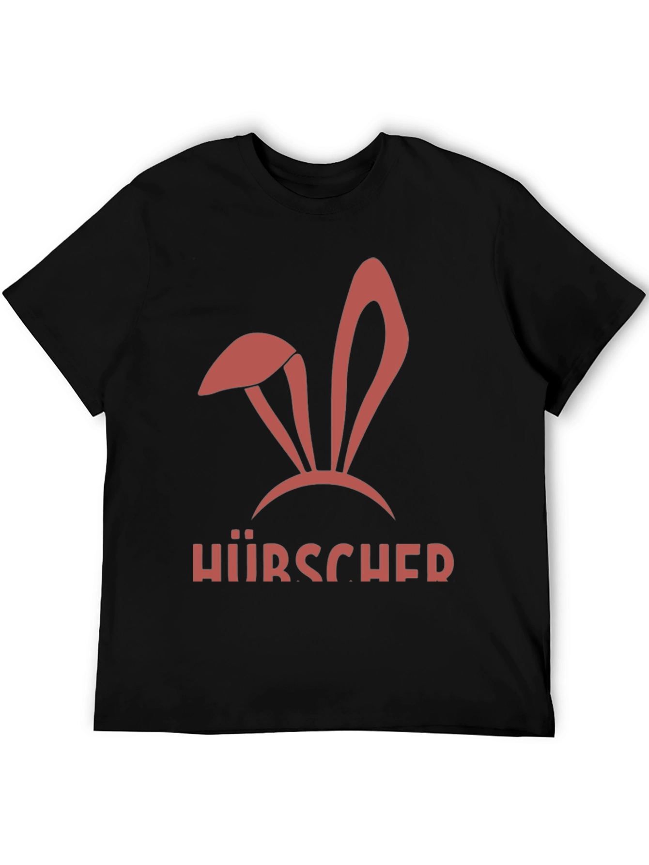 Black Hirscher Bunny Ears Black T-Shirt view 5
