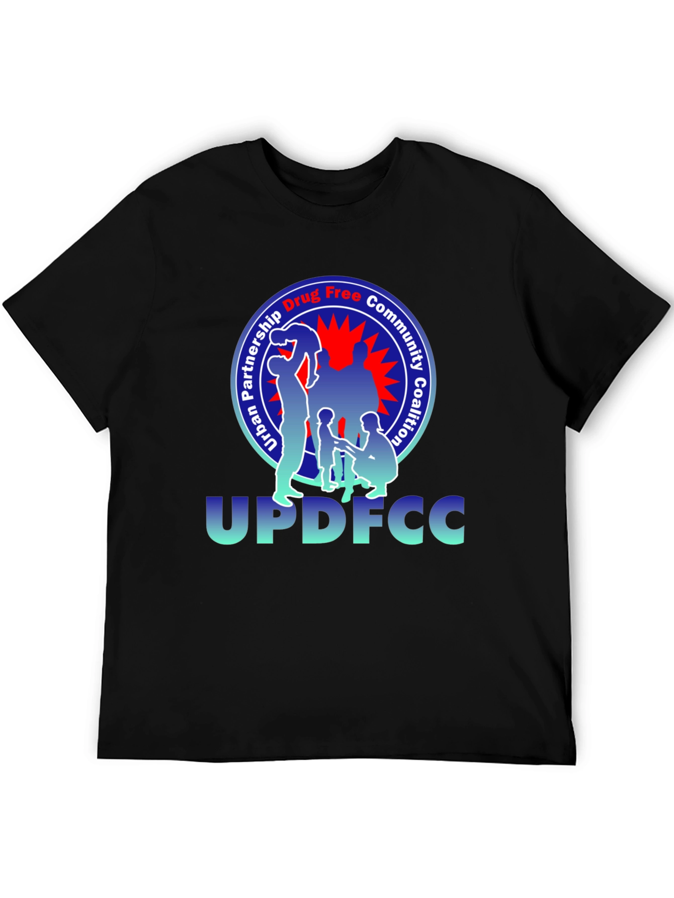 Black Urban Partnership Drug Free Community Coalition T-Shirt view 5