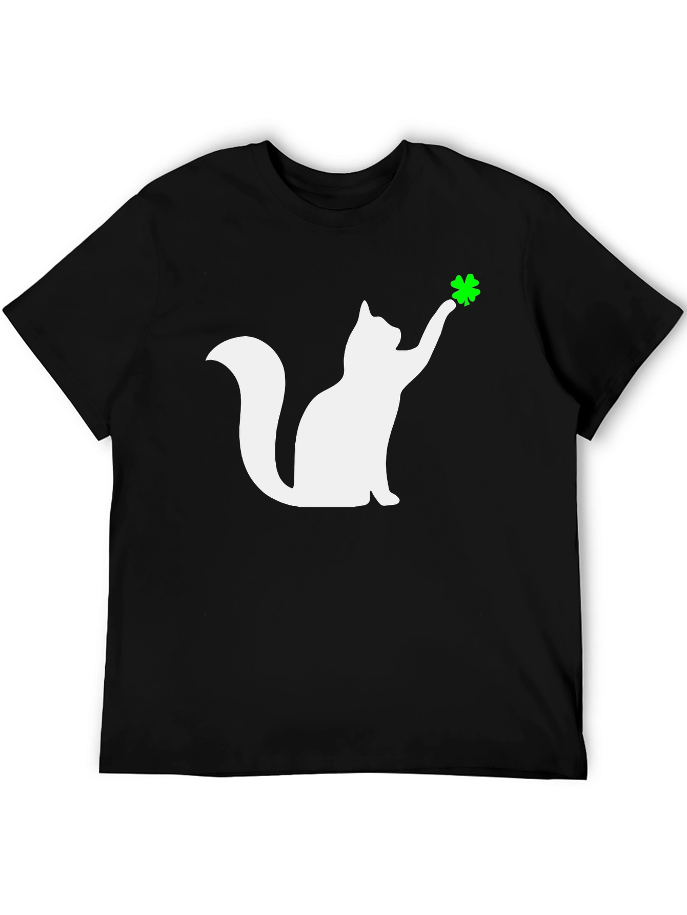 Lucky Cat Black T-Shirt - 5