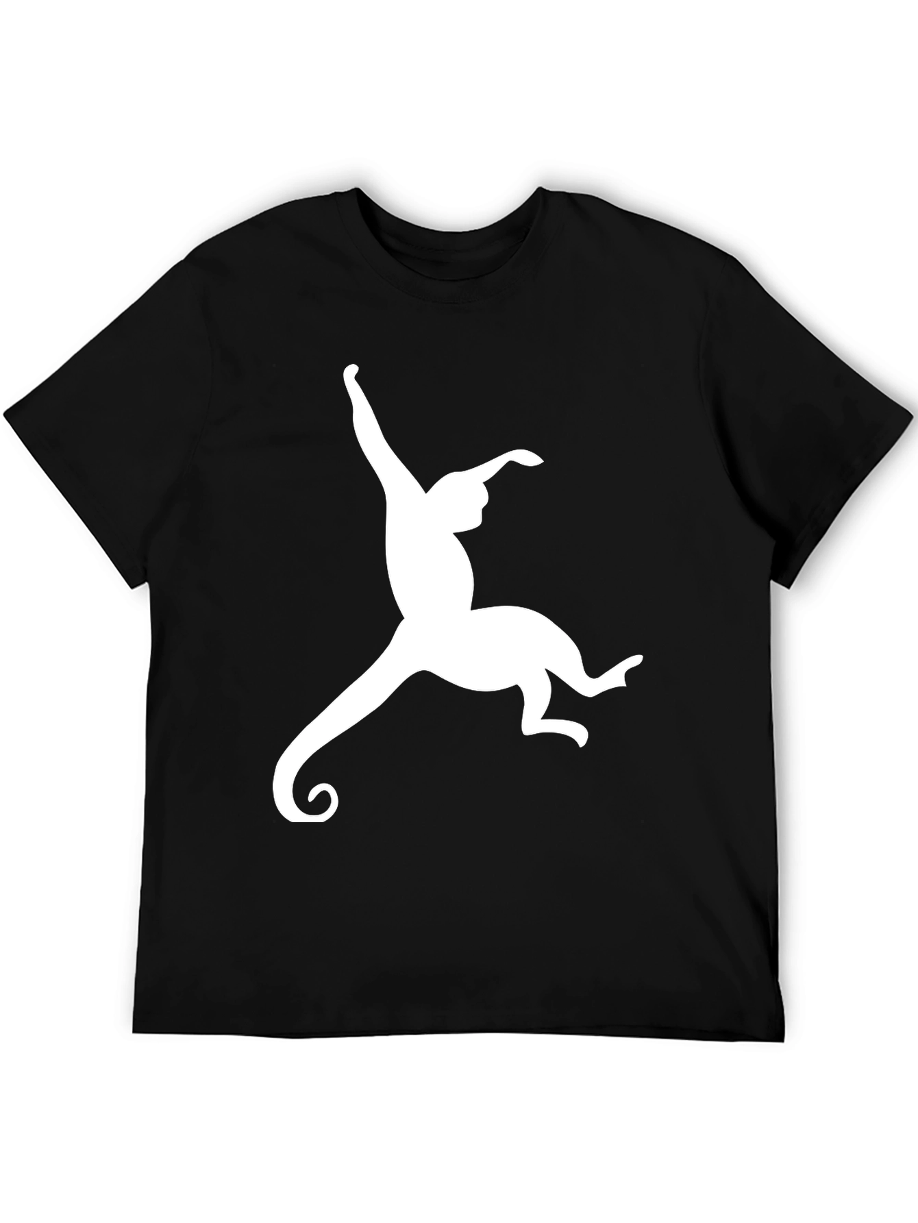 Black Monkey Graphic Tee - Men's Black T-Shirt view 5
