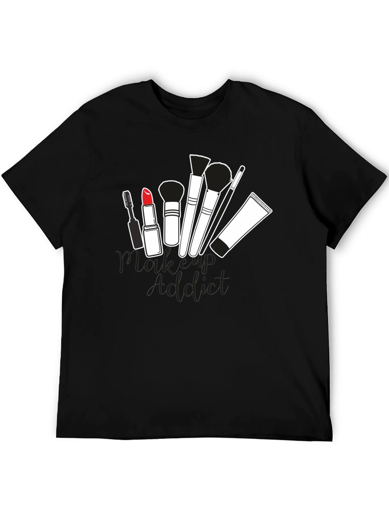 Makeup Addict Black T-Shirt - 5