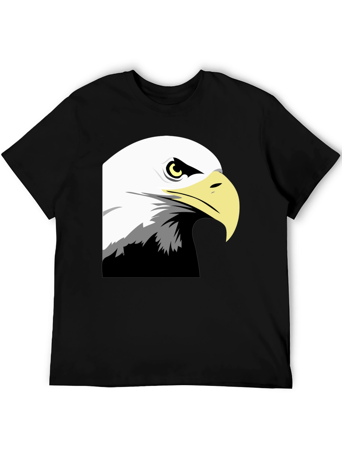 Black Eagle Graphic Black T-Shirt view 5