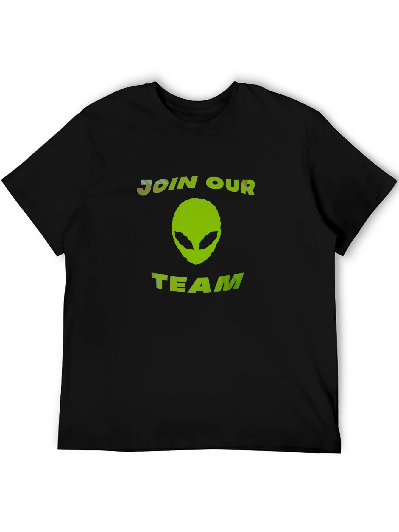 Black Join Our Team Alien T-Shirt view 5