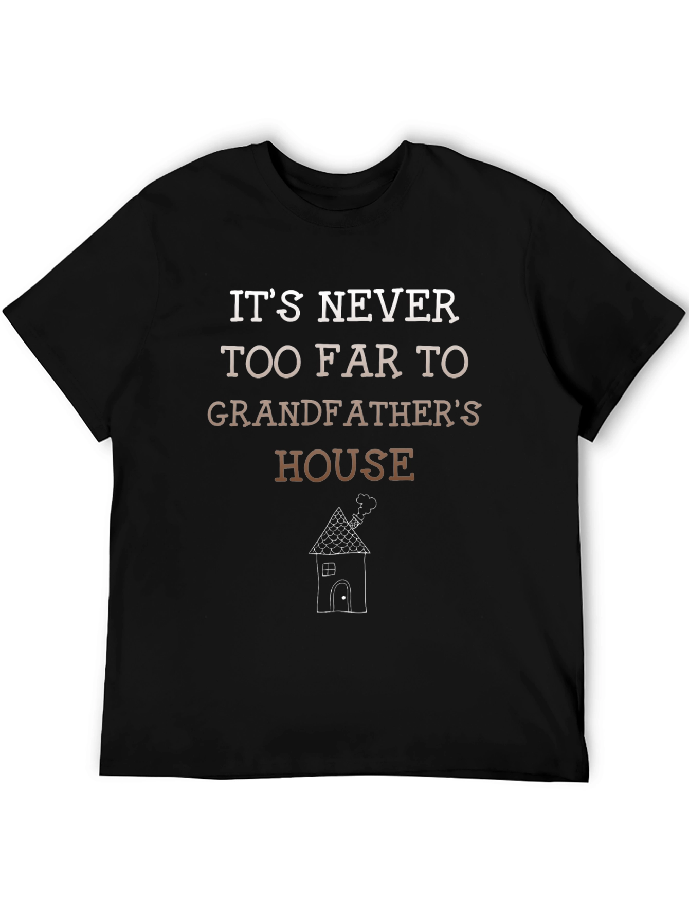 Black Grandfather's House T-Shirt view 5