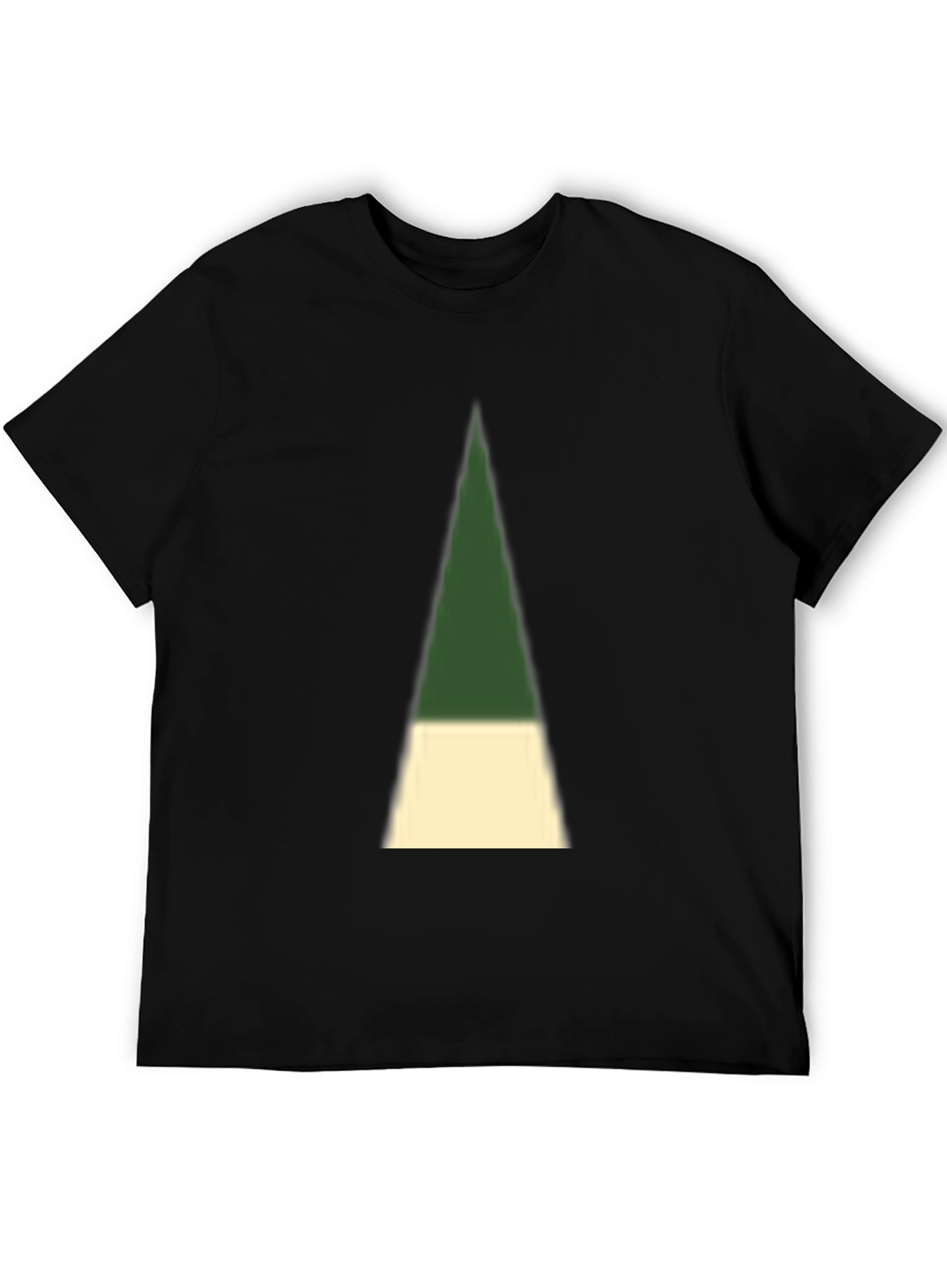 Black Modern Abstract T-Shirt view 5