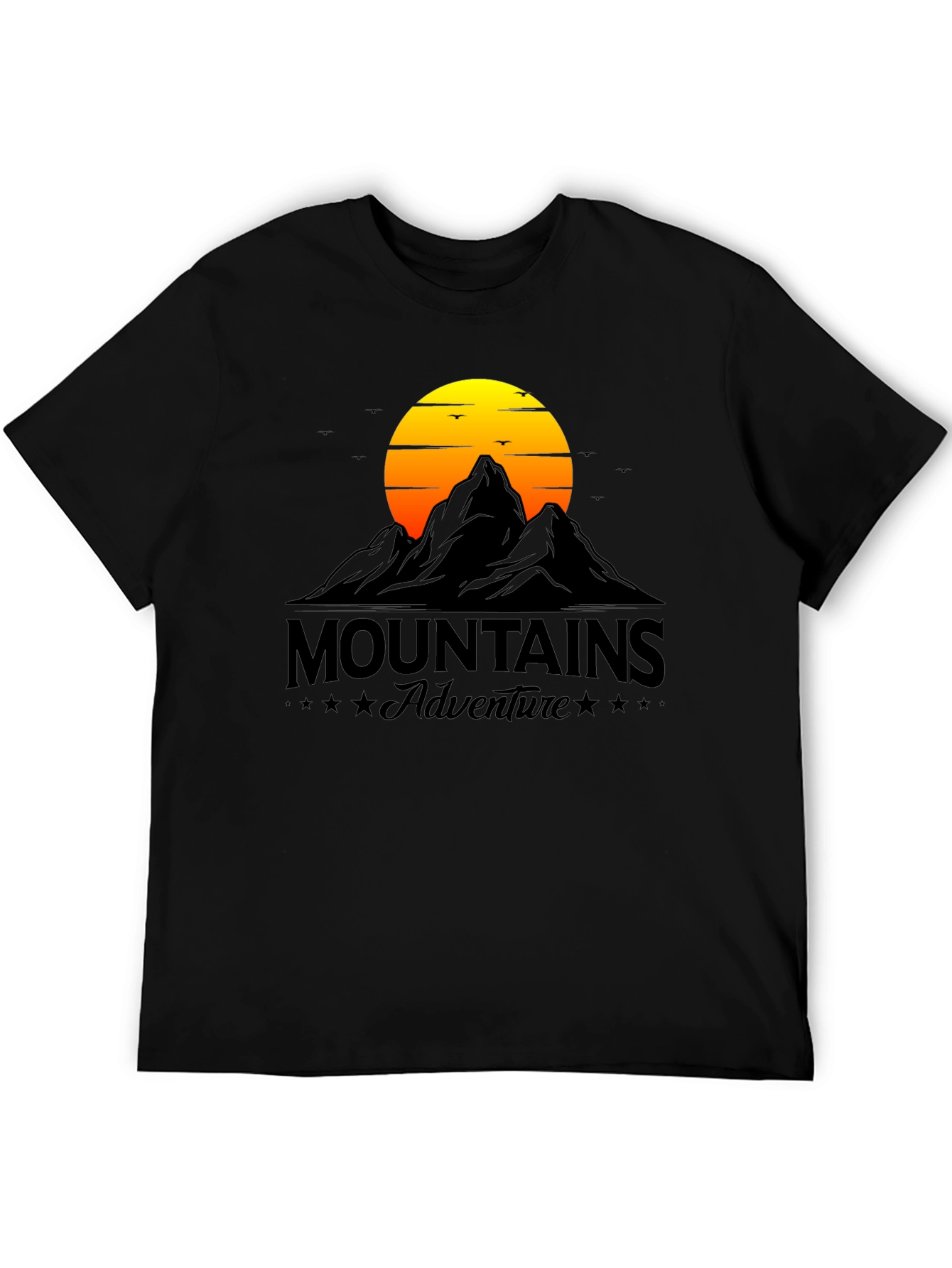 Black Mountains Adventure Graphic T-Shirt view 5