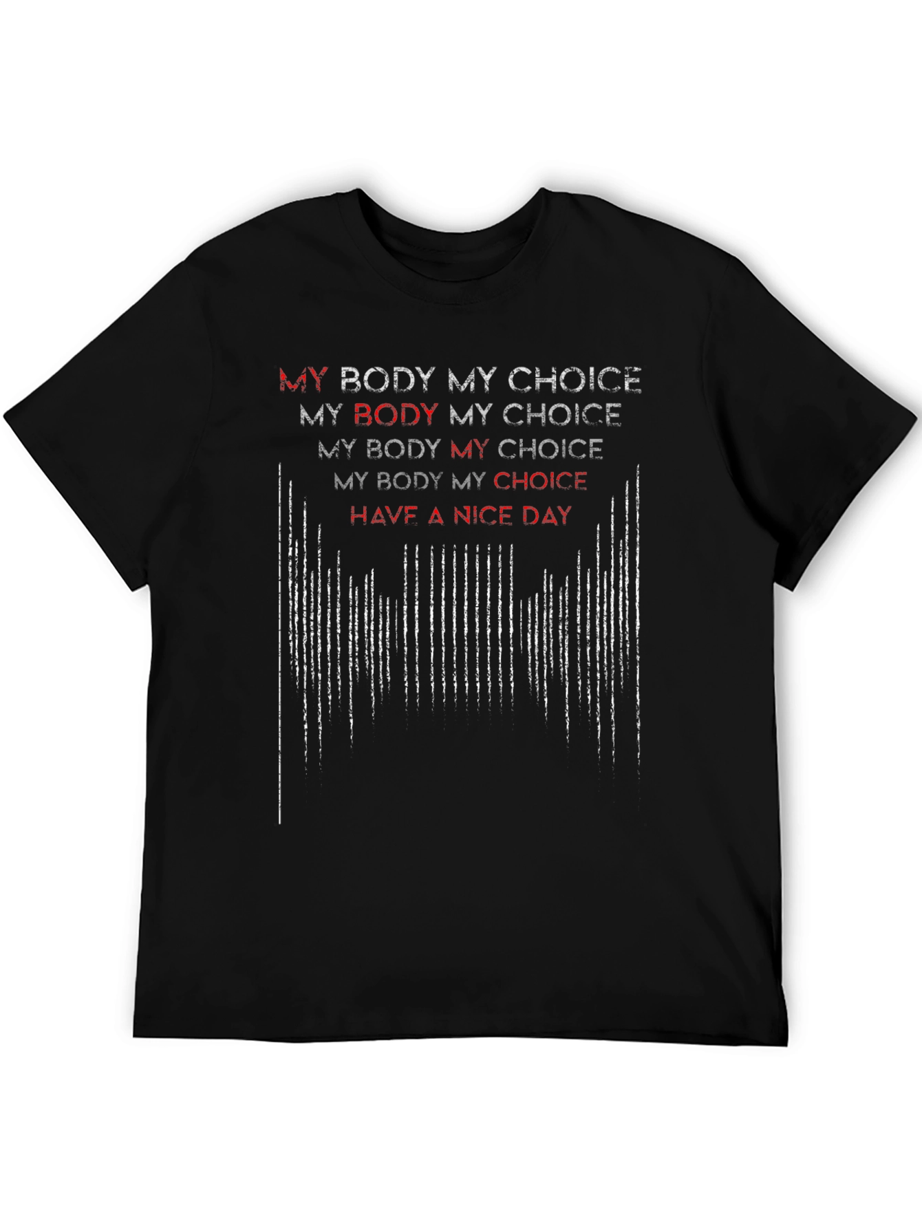 Black My Body My Choice Graphic T-Shirt - Pro Choice Tee view 5